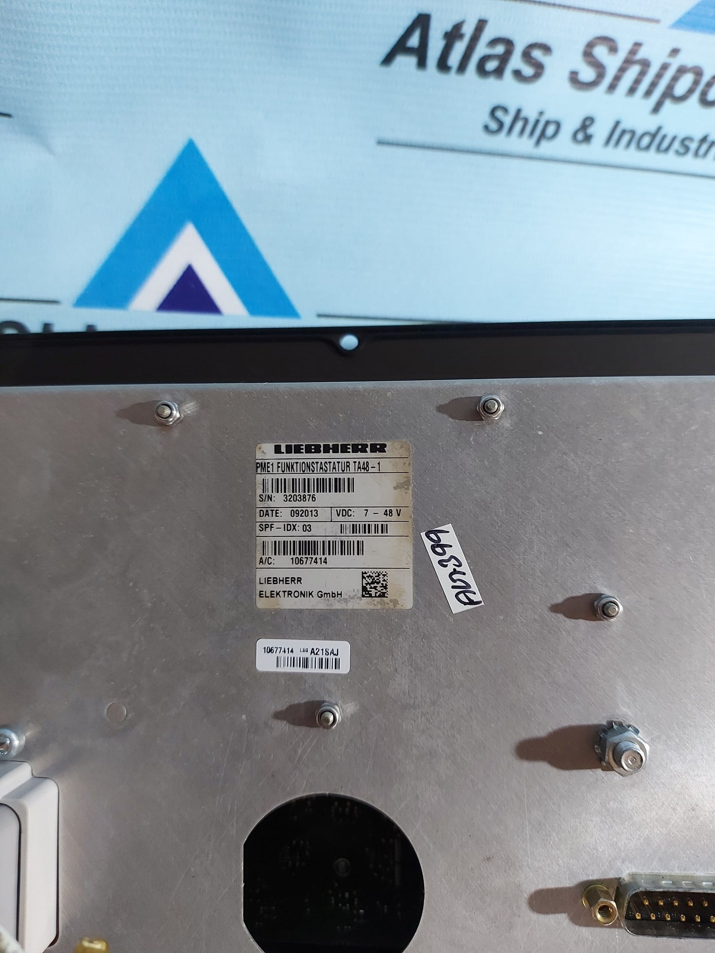 LIEBHERR PME1 FUNKTIONSTASTATUR TA48-1 DECK CRANE CAN MODULE AG399