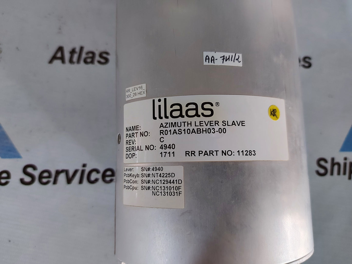 LILAAS R01AS10ABH030-00 AZIMUTH LEVER SLAVE