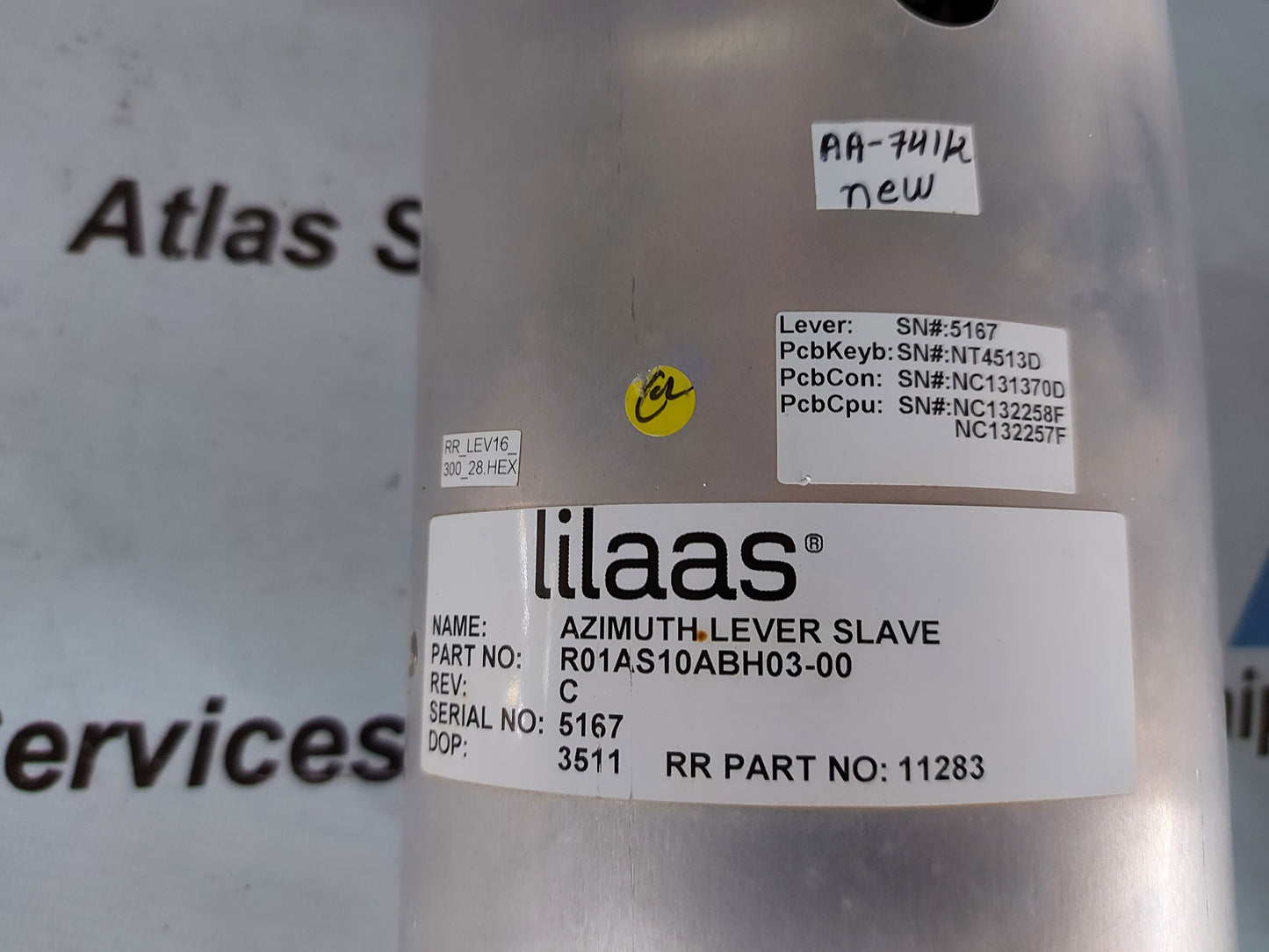LILAAS R01AS10ABH030-00 AZIMUTH LEVER SLAVE