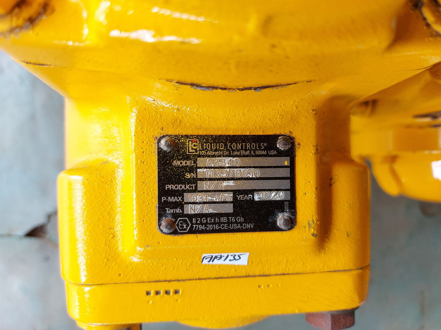 LIQUID CONTROLS M15-1 FLOW METER