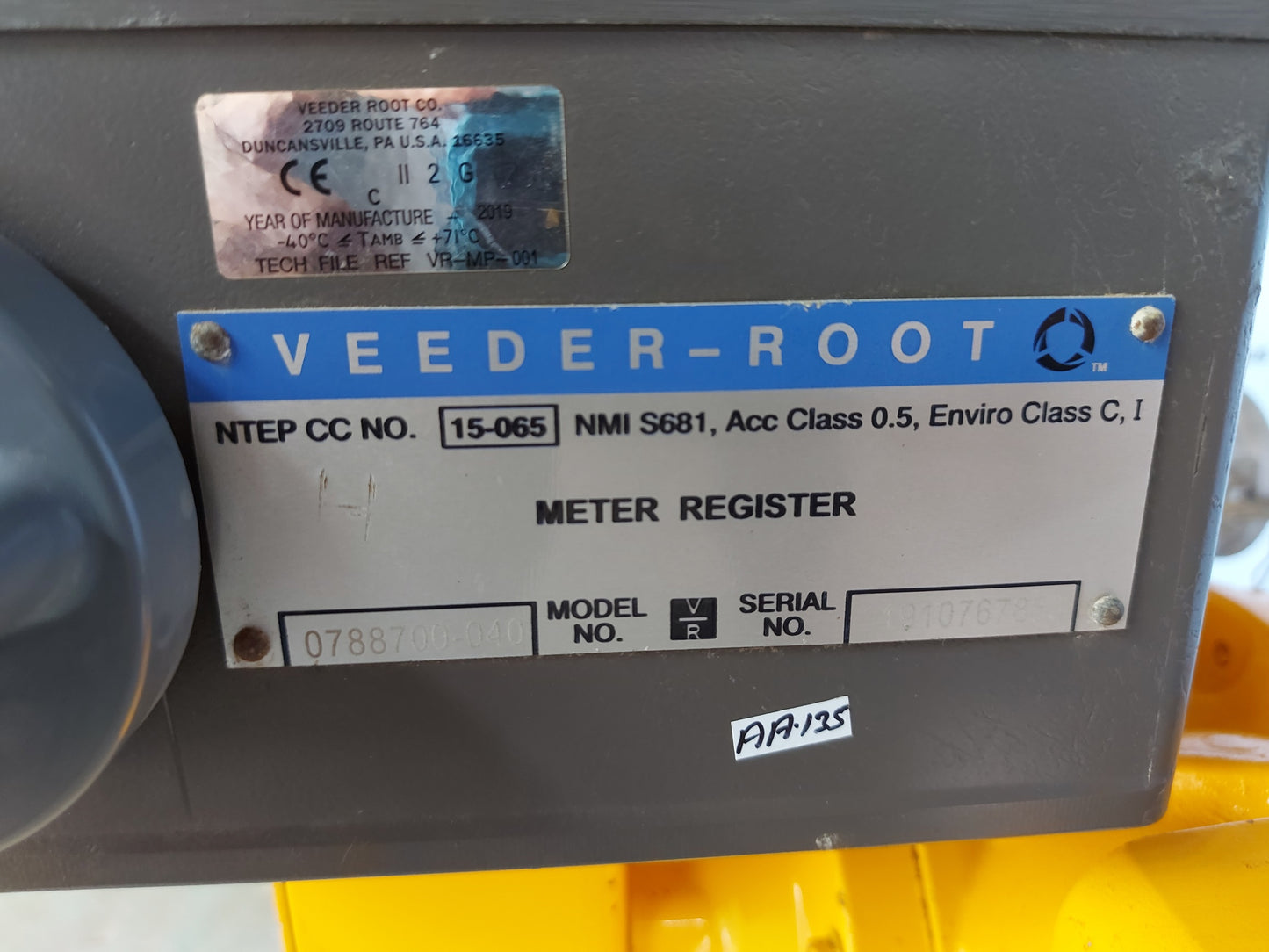 LIQUID CONTROLS M15-1 FLOW METER