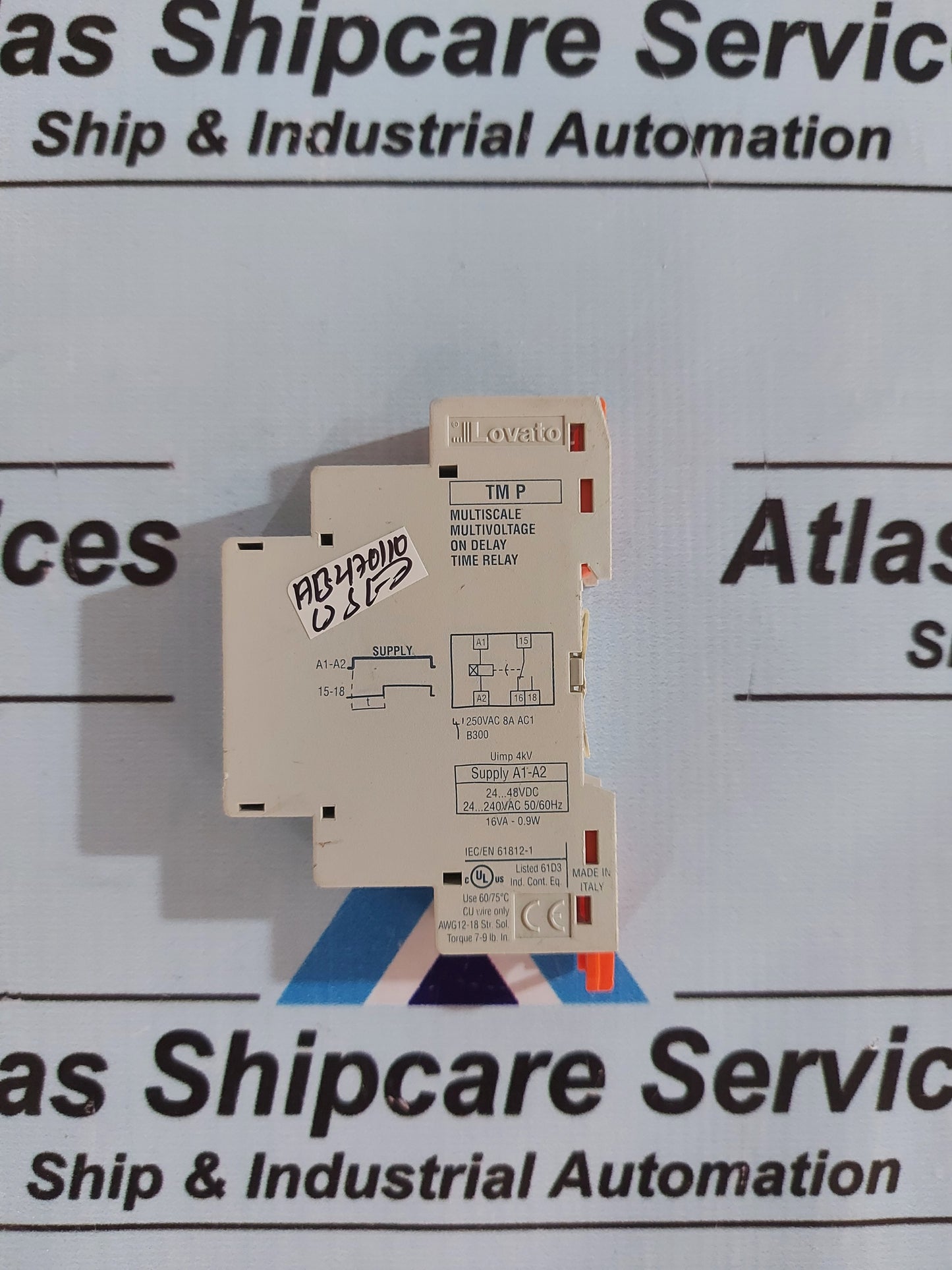 LOVATO TM P ON DELAY TIME RELAY