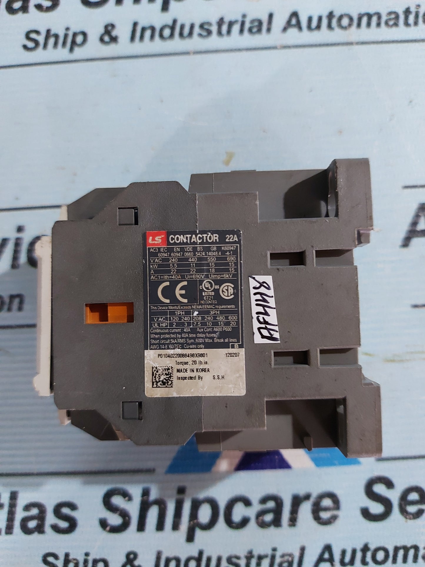 LS INDUSTRIAL MC-22B CONTACTOR