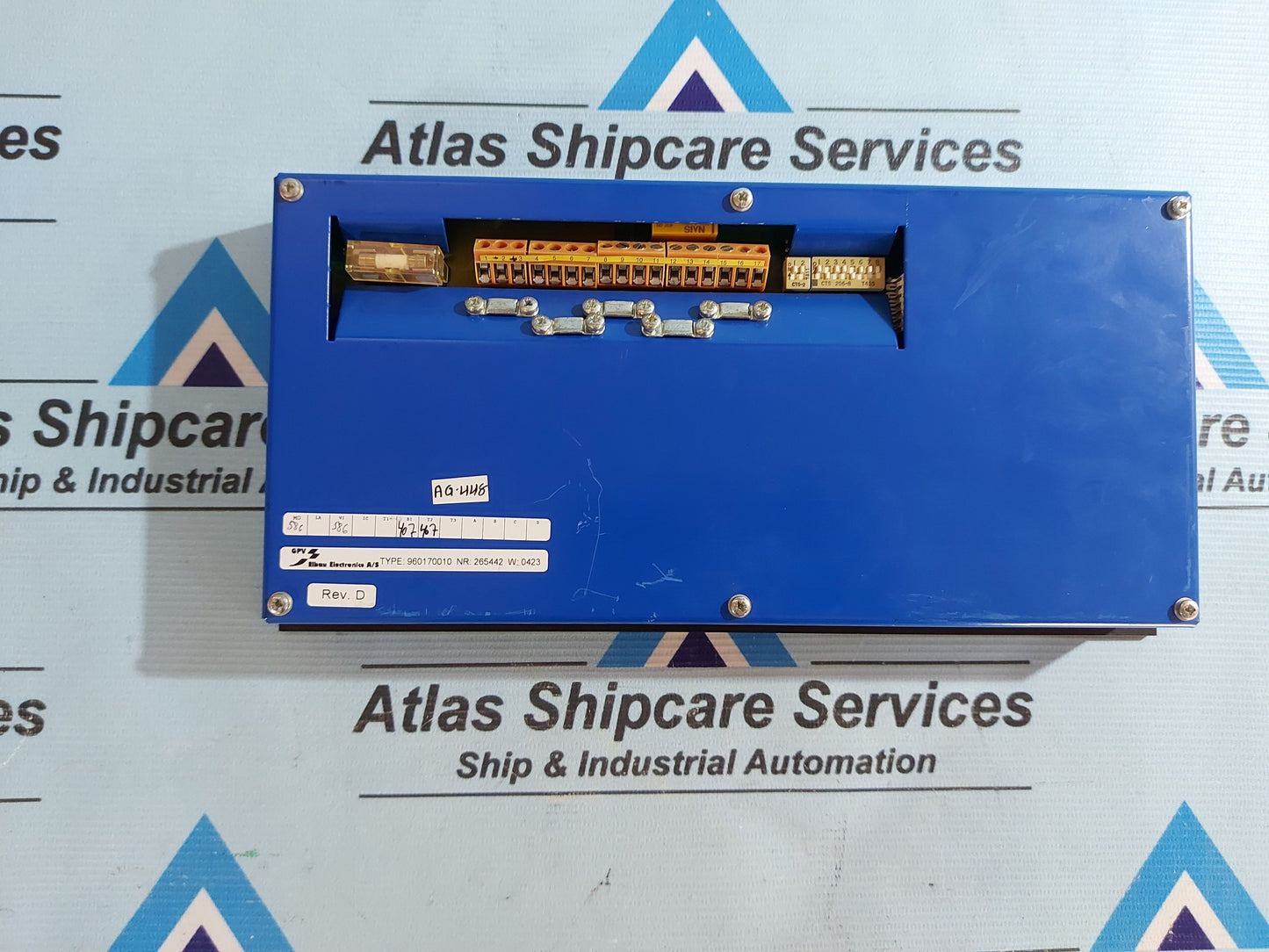 LYNGSO MARINE EGS 2000 GOVERNOR CONTROL PANEL P/N 960.170.010 AG448