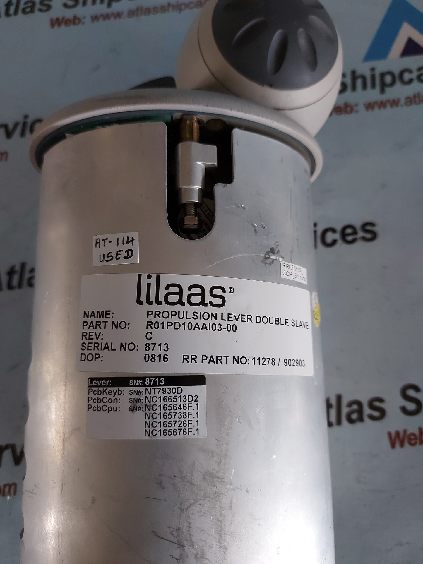 Lilaas R01PD10AAI03-00 Propulsion Lever Double Slave