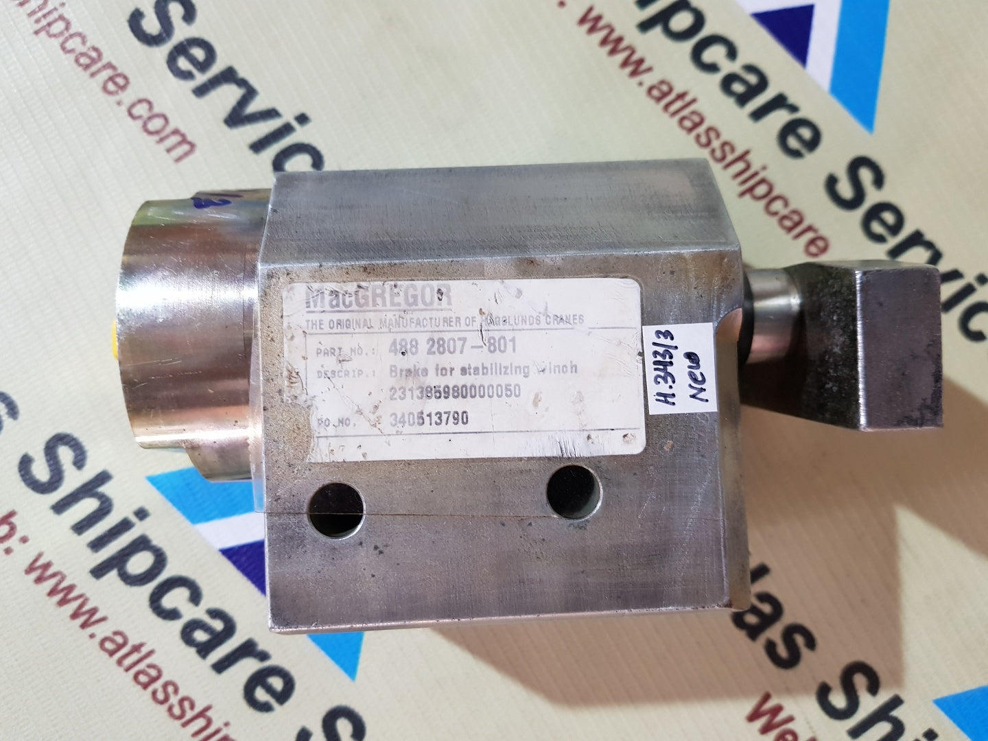MACGREGOR 488 2807-801 BRAKE FOR STABILLZING WINCH H343