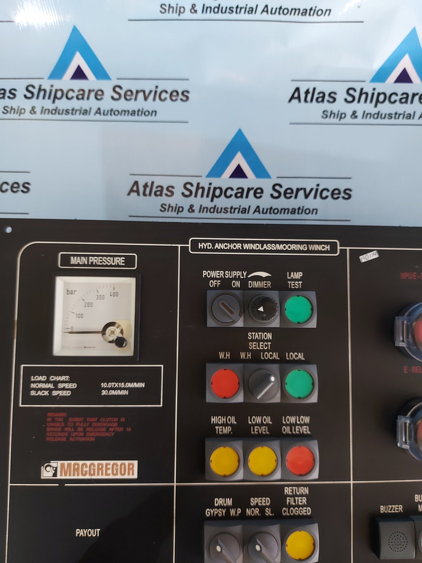 MACGREGOR HYD. ANCHOR WINDLASS/MOORING WINCH