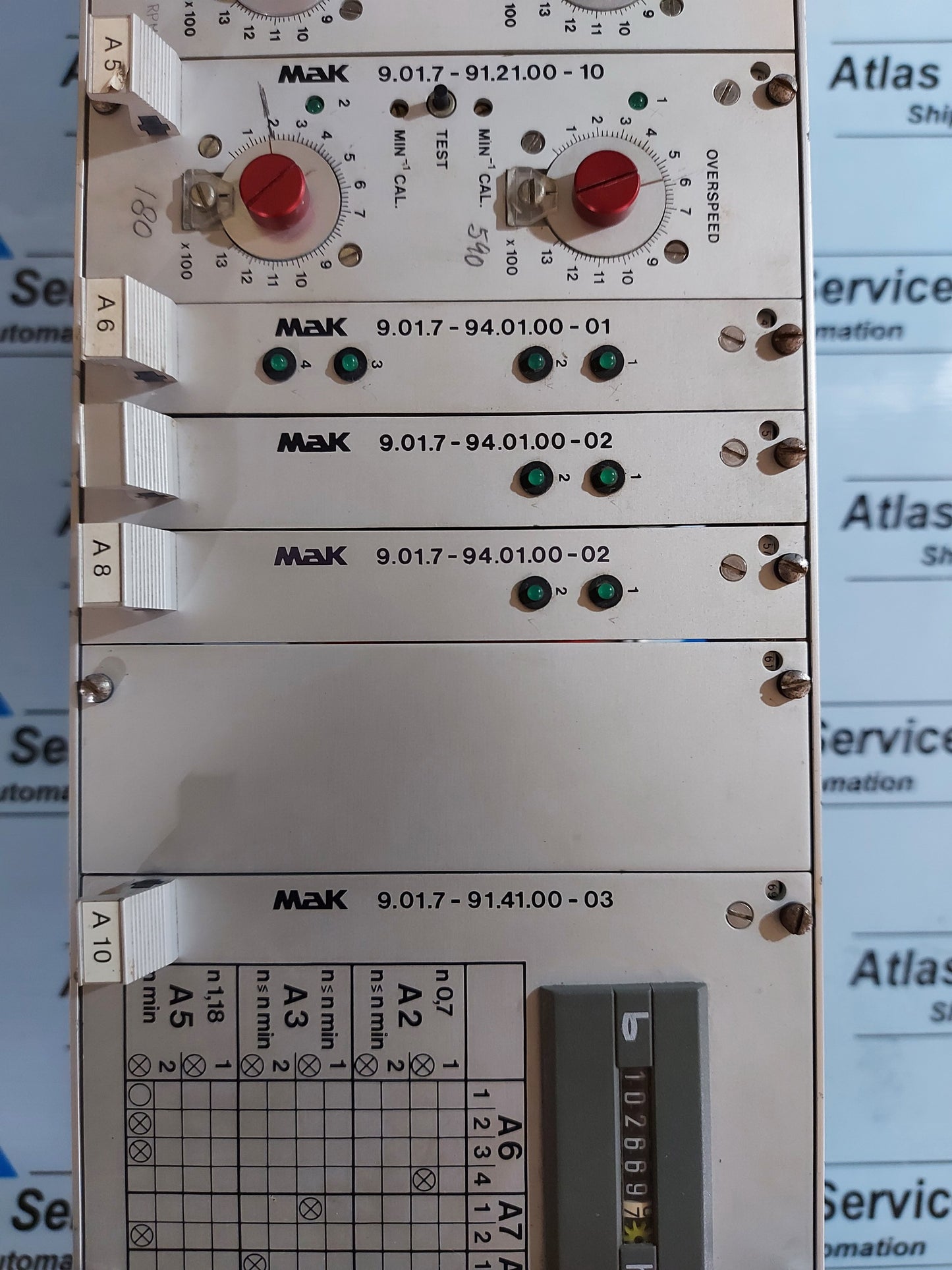 MAK 1.00.7-36.21.00-29 MASCHINENBAU GMBH PCB CIRCUIT CONTROL PANEL