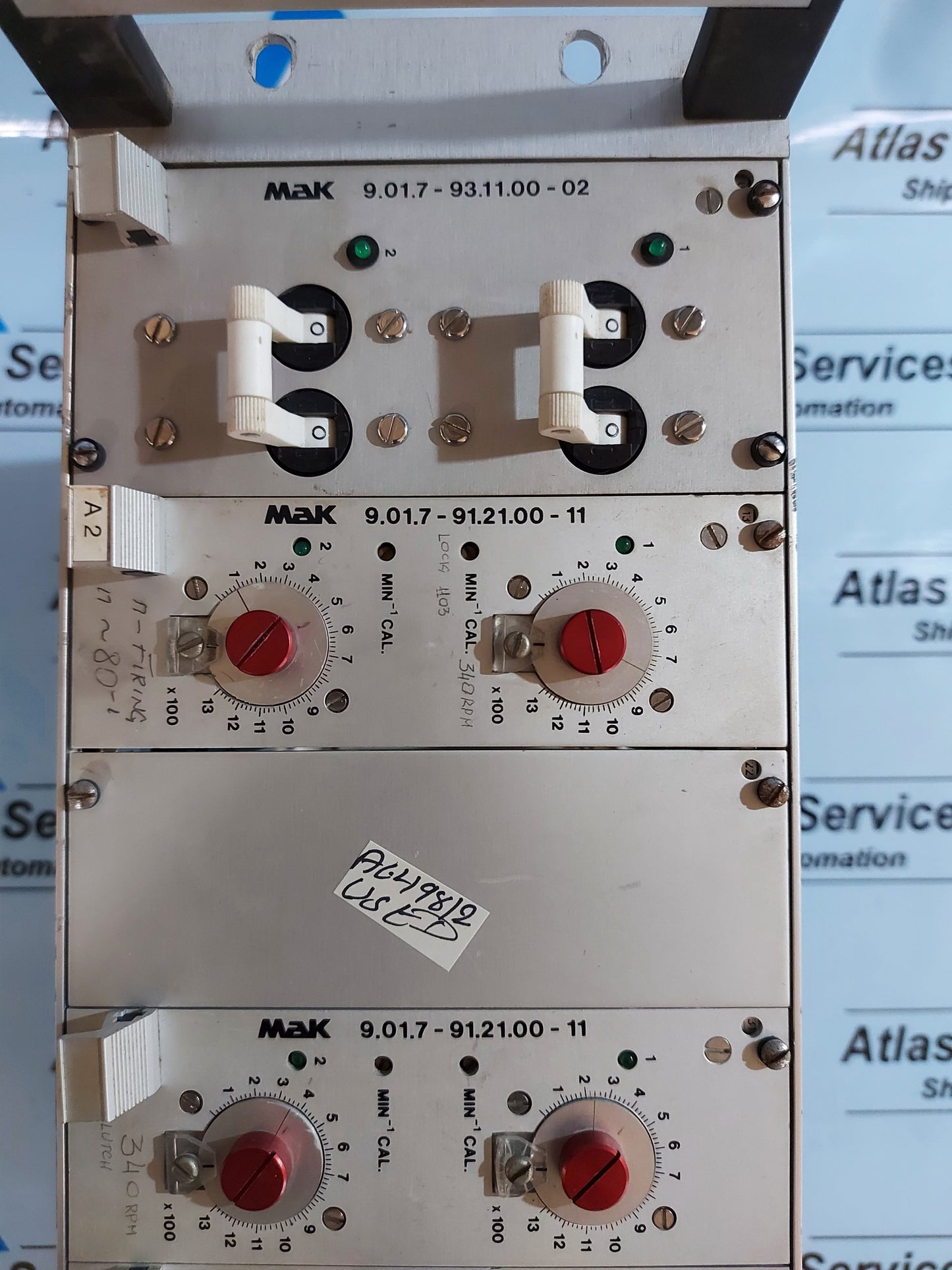 MAK 1.00.7-36.21.00-29 MASCHINENBAU GMBH PCB CIRCUIT CONTROL PANEL