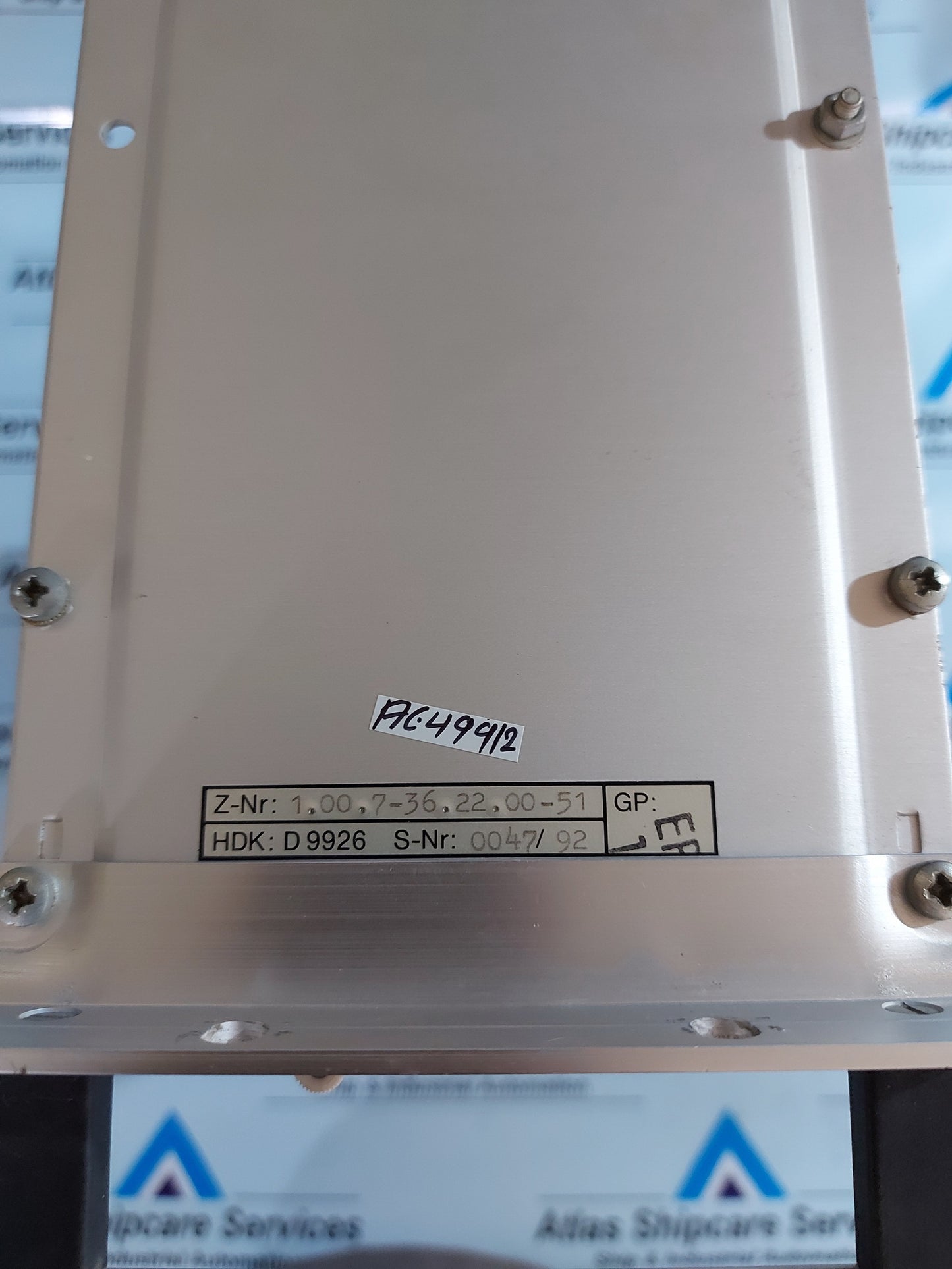 MAK 1.00.7-36.22.00-51 PCB RACK