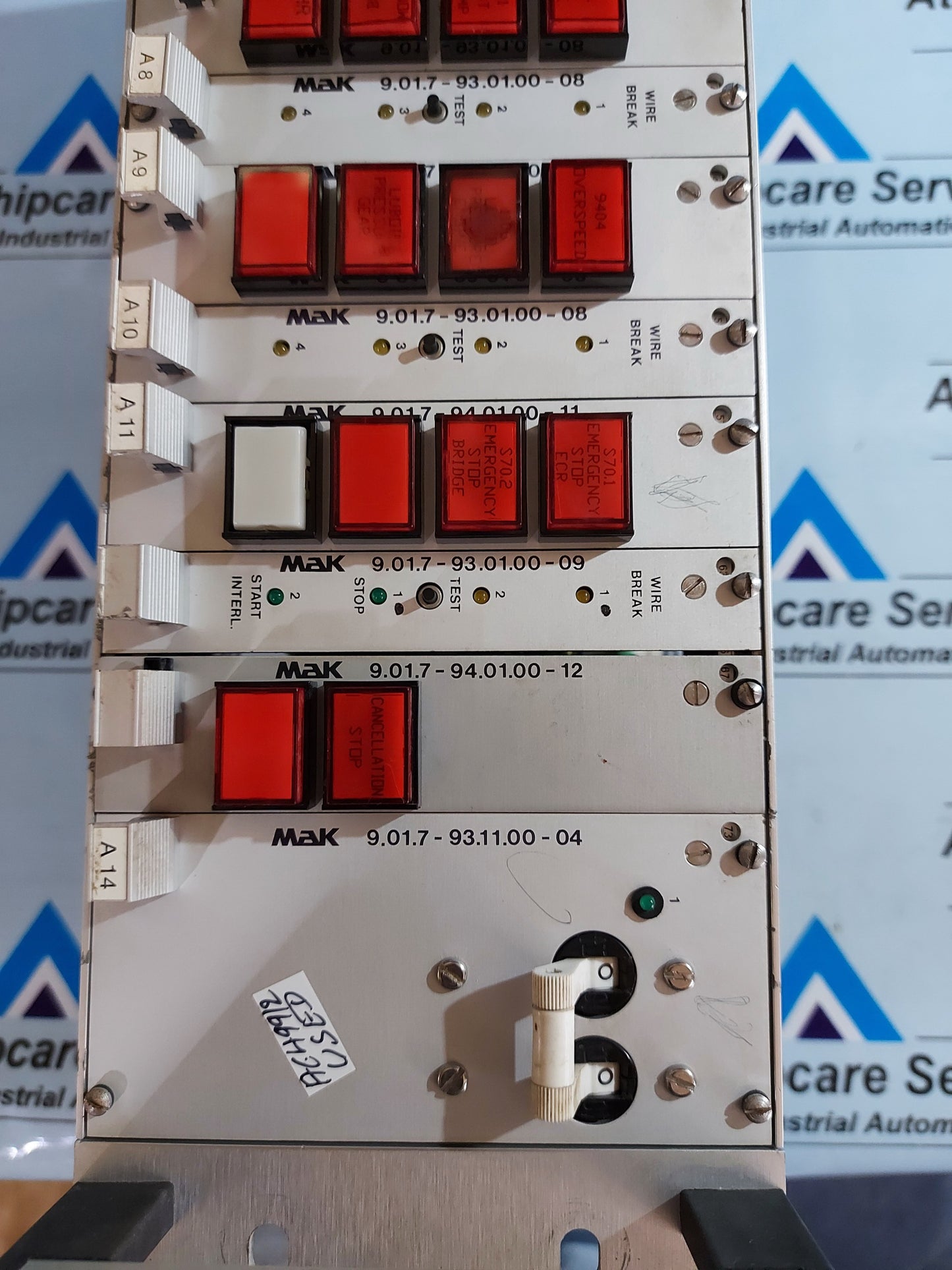 MAK 1.00.7-36.22.00-51 PCB RACK