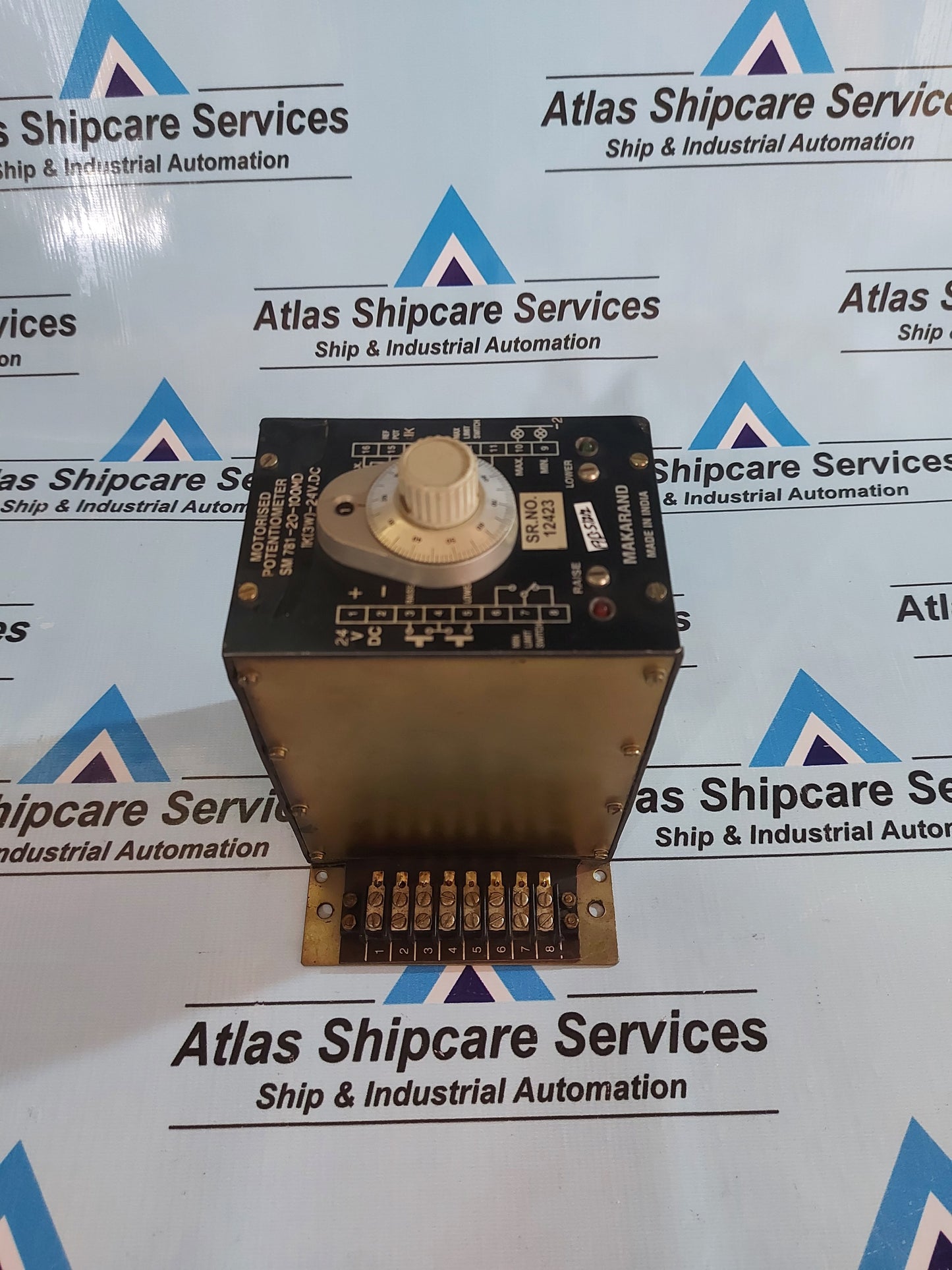 MAKARAND SM 781-20-100MD 1K(3W)-24V.DC MOTOR POTENTIOMETER