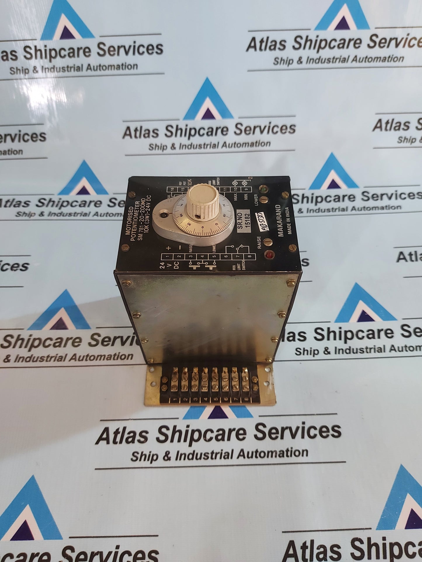 MAKARAND SM 781-20-200MD 10K(3W)-24V DC MOTOR POTENTIOMETER