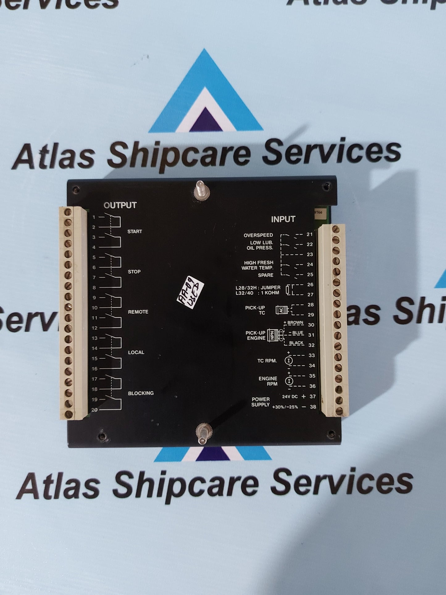 MAN B&W 1639294-6 ENGINE CONTROL PANEL