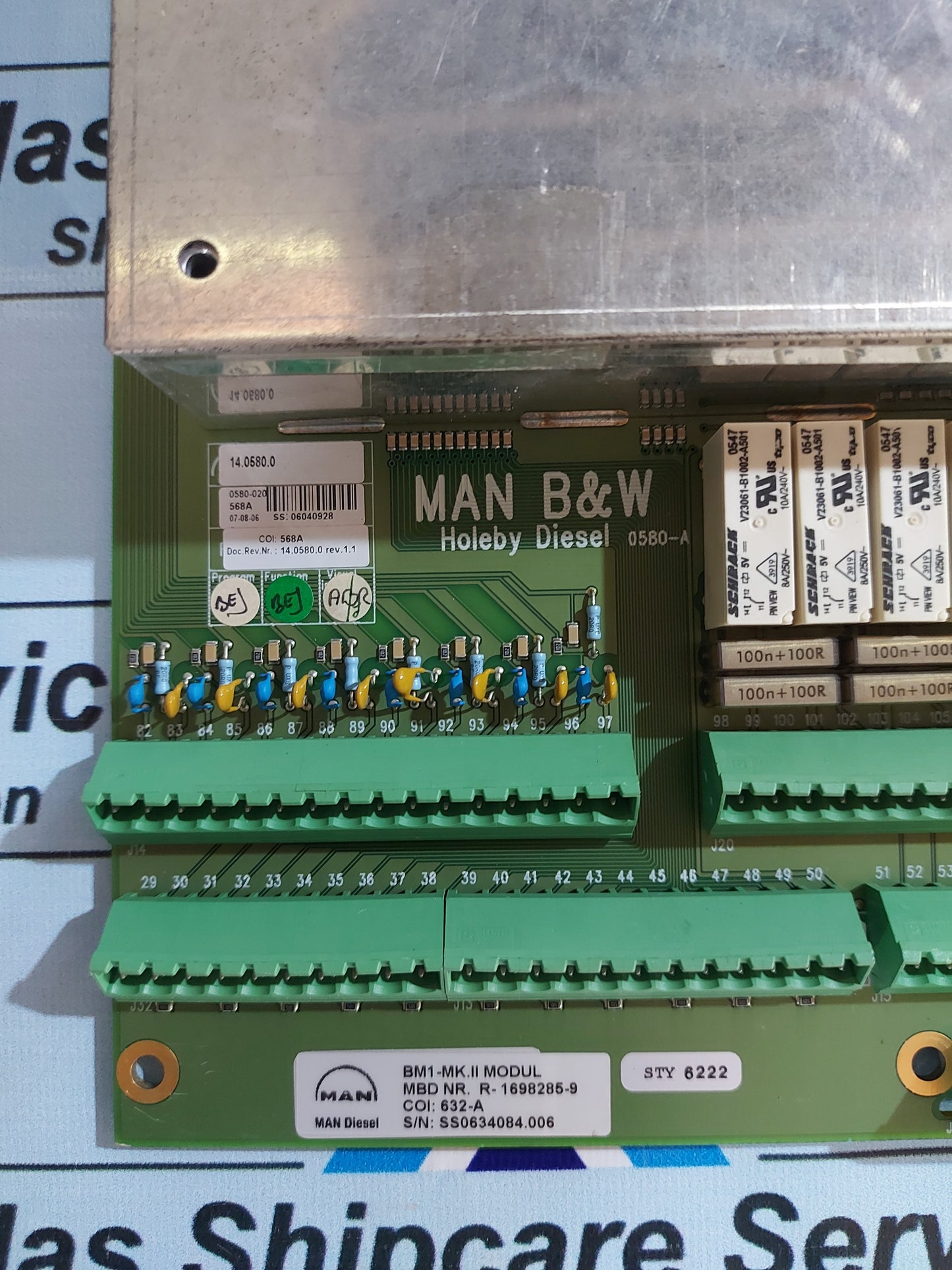 MAN B&W BM1-MK.II BASE MODULE R-1698285-9