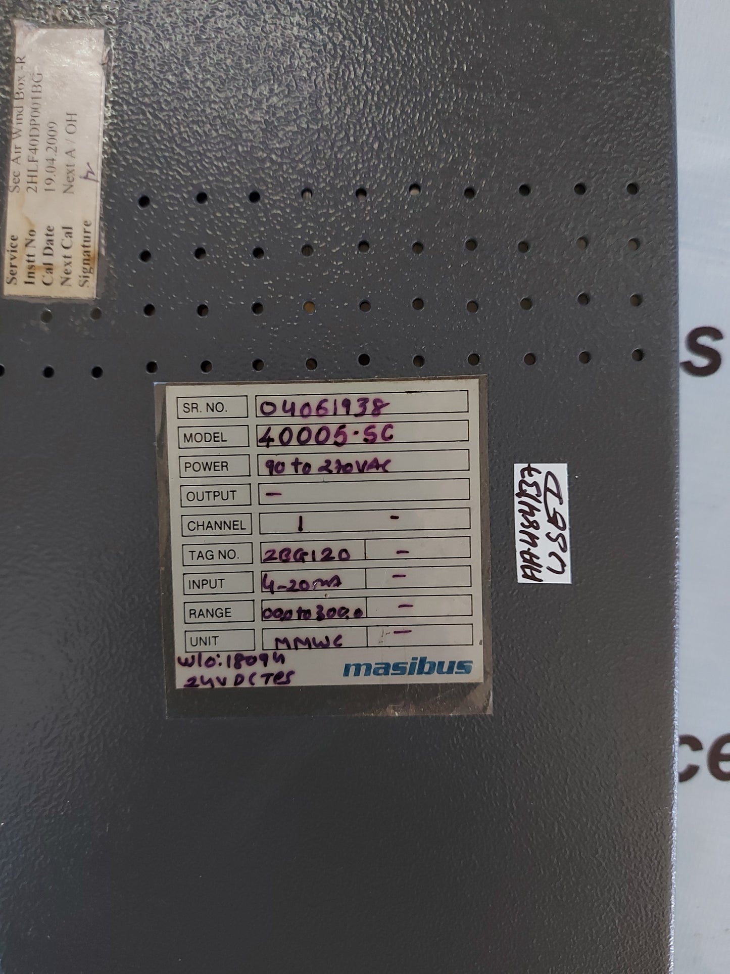MASIBUS 40005-SC BARGRAPH INDICATOR
