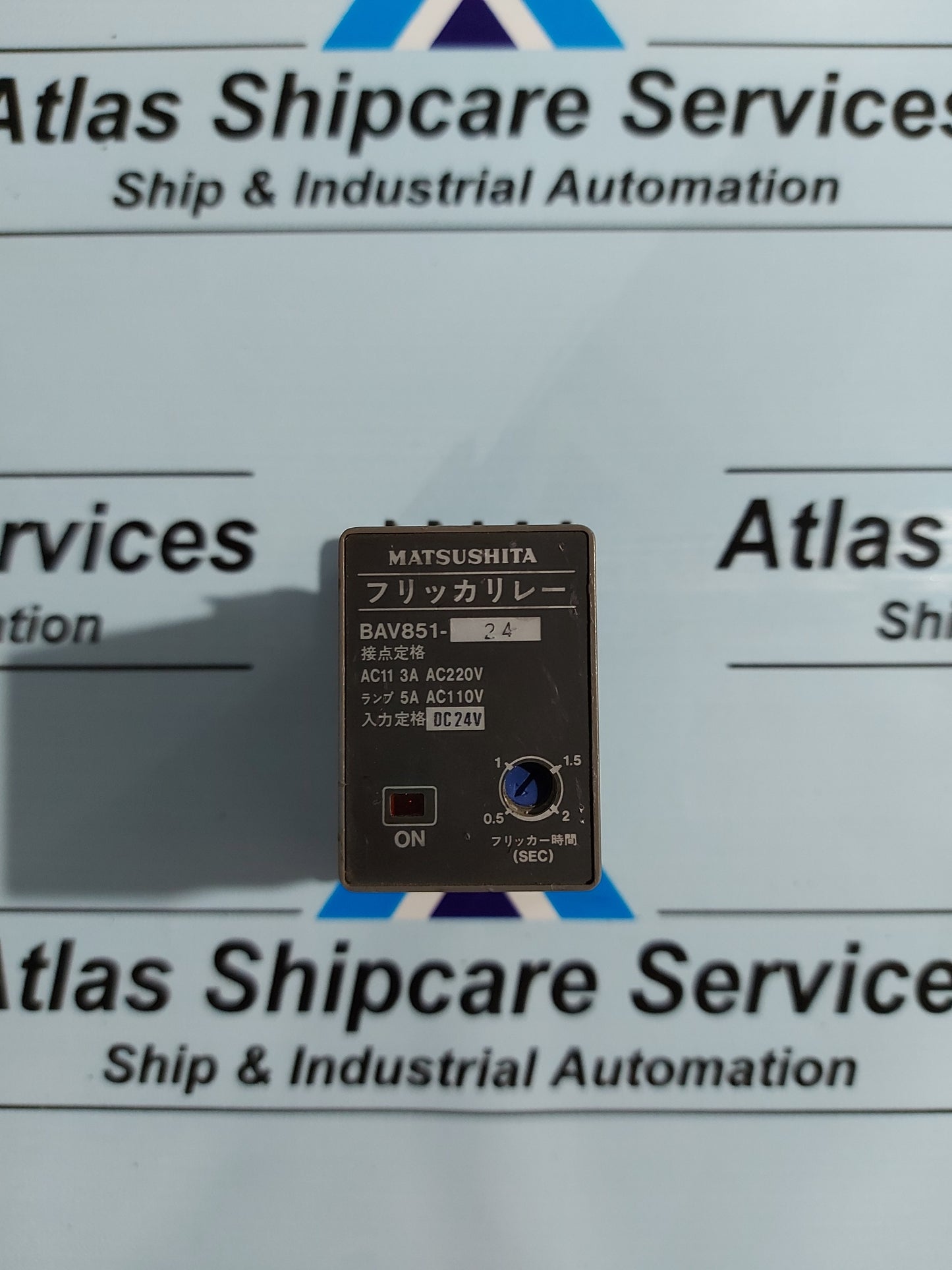 MATSUSHITA ELECTRIC BAV851-24 FLICKER RELAY