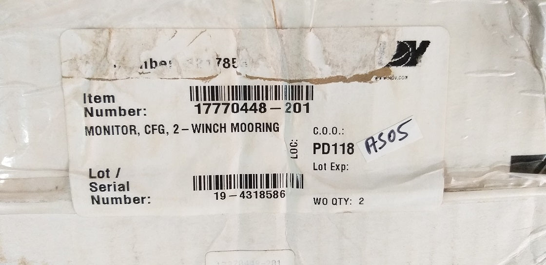 M/D Totco 17770448-201 Winch Monitoring