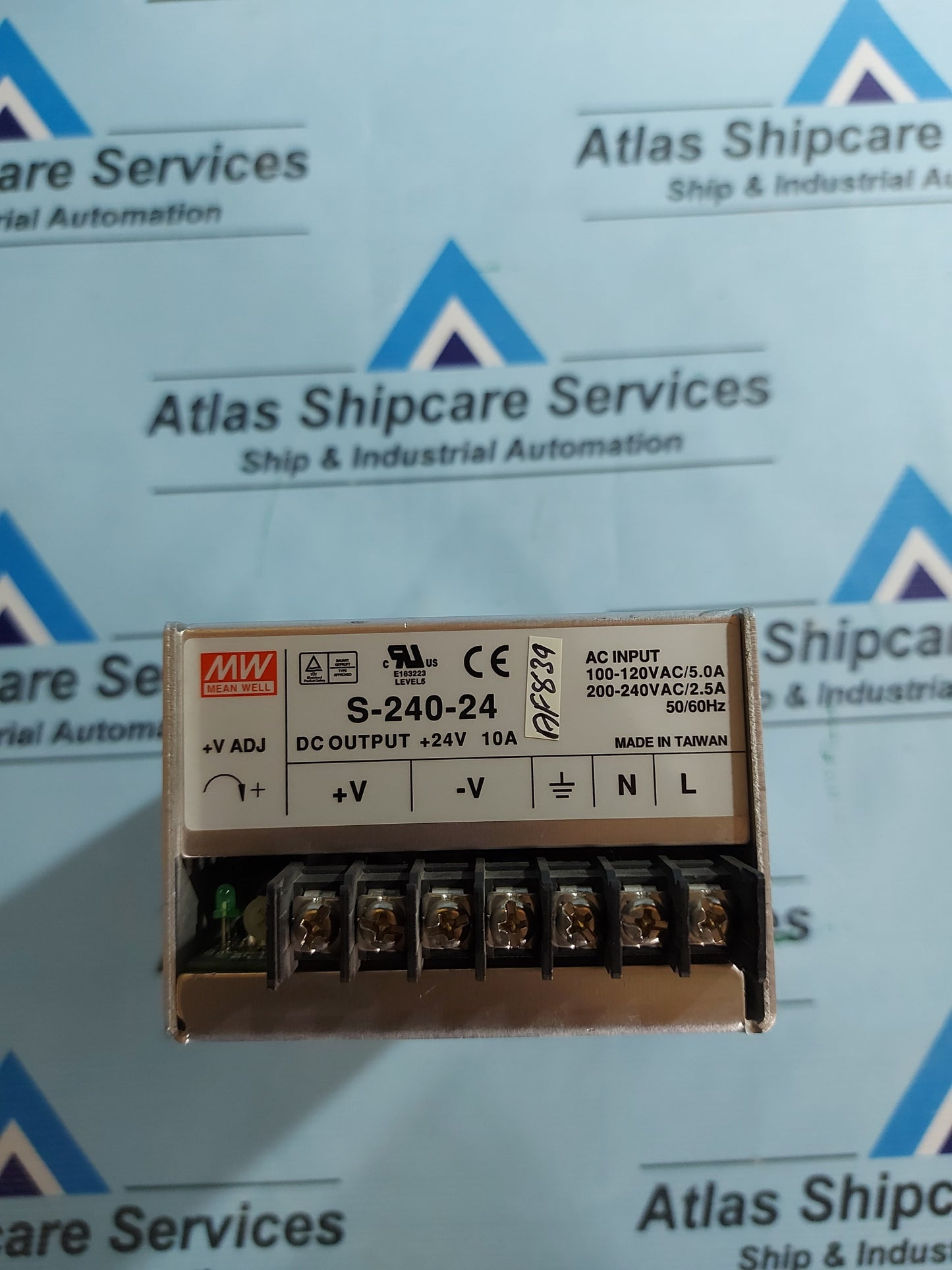MEAN WELL S-240-24 SWITCHING POWER SUPPLY 24VDC
