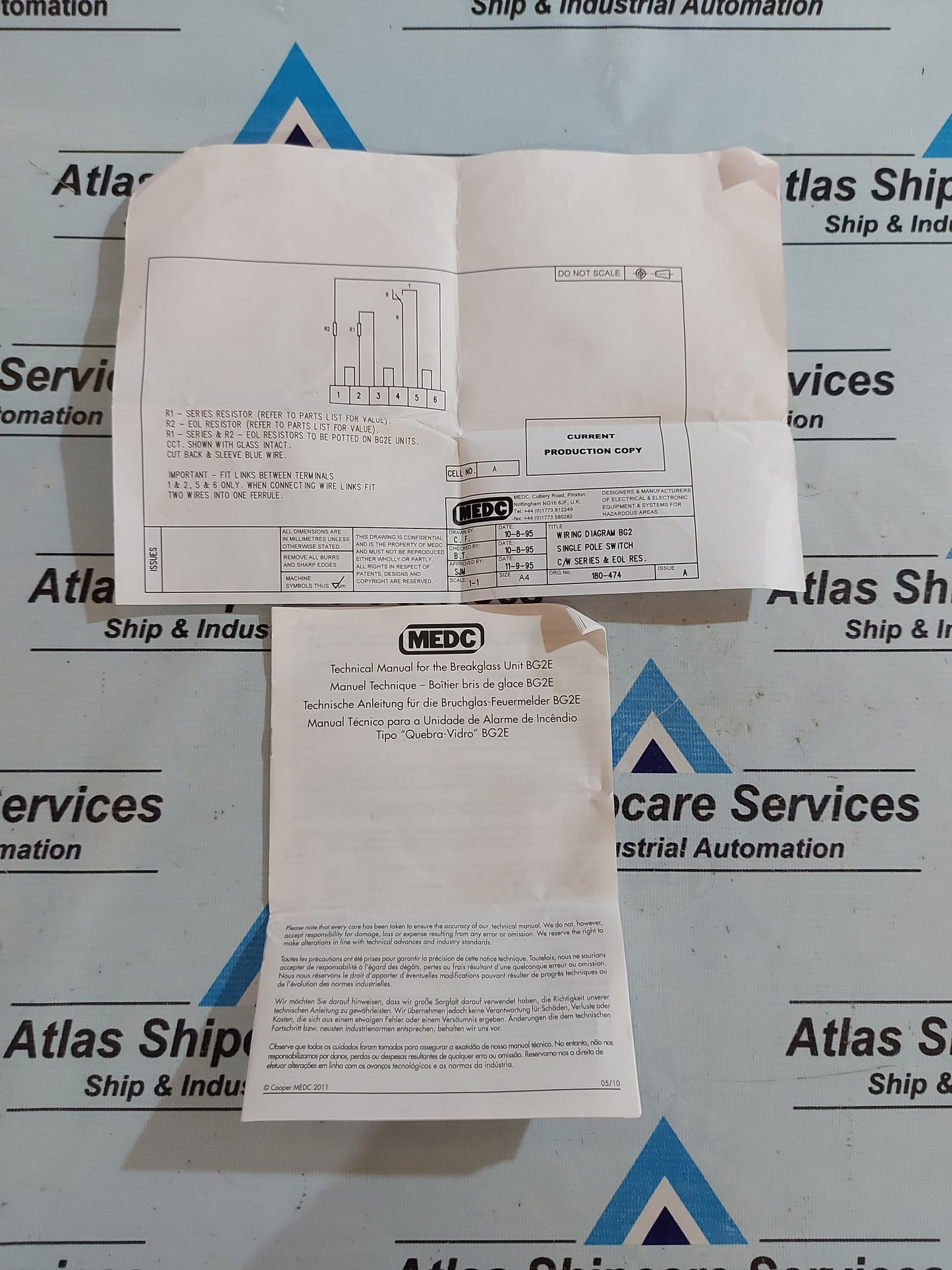 MEDC BG2E (R) MANUAL CALL POINT