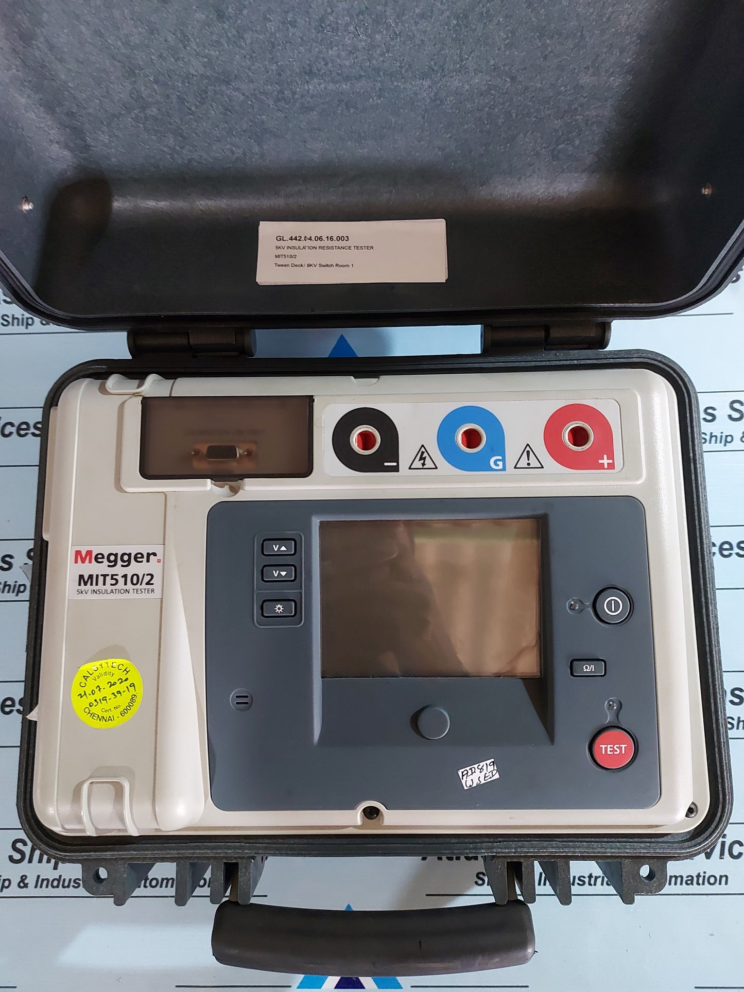 MEGGER MIT510/2 5KV INSULATION RESISTANCE TESTER