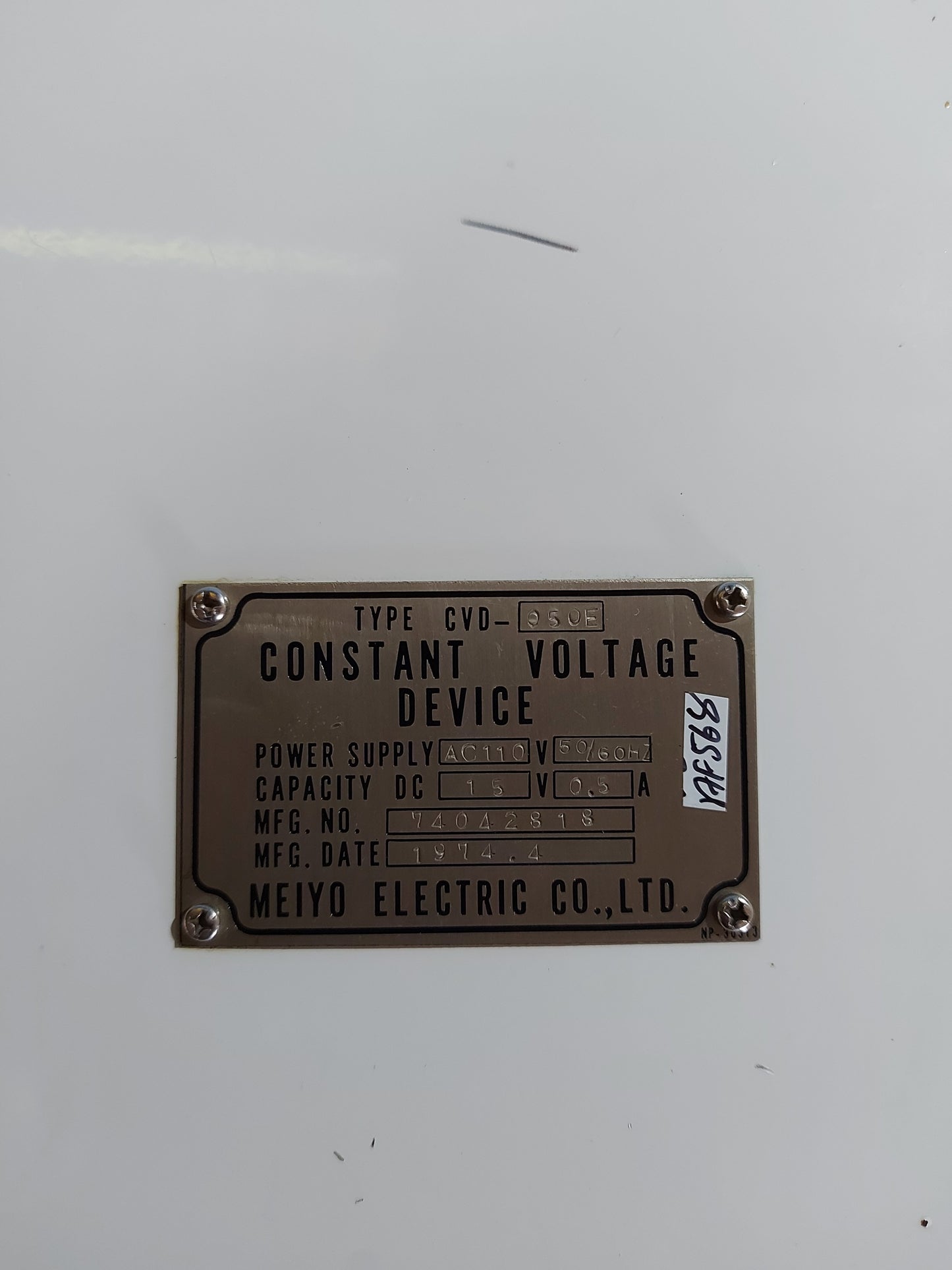 MEIYO ELECTRIC CVD-050E CONSTANT VOLTAGE DEVICE