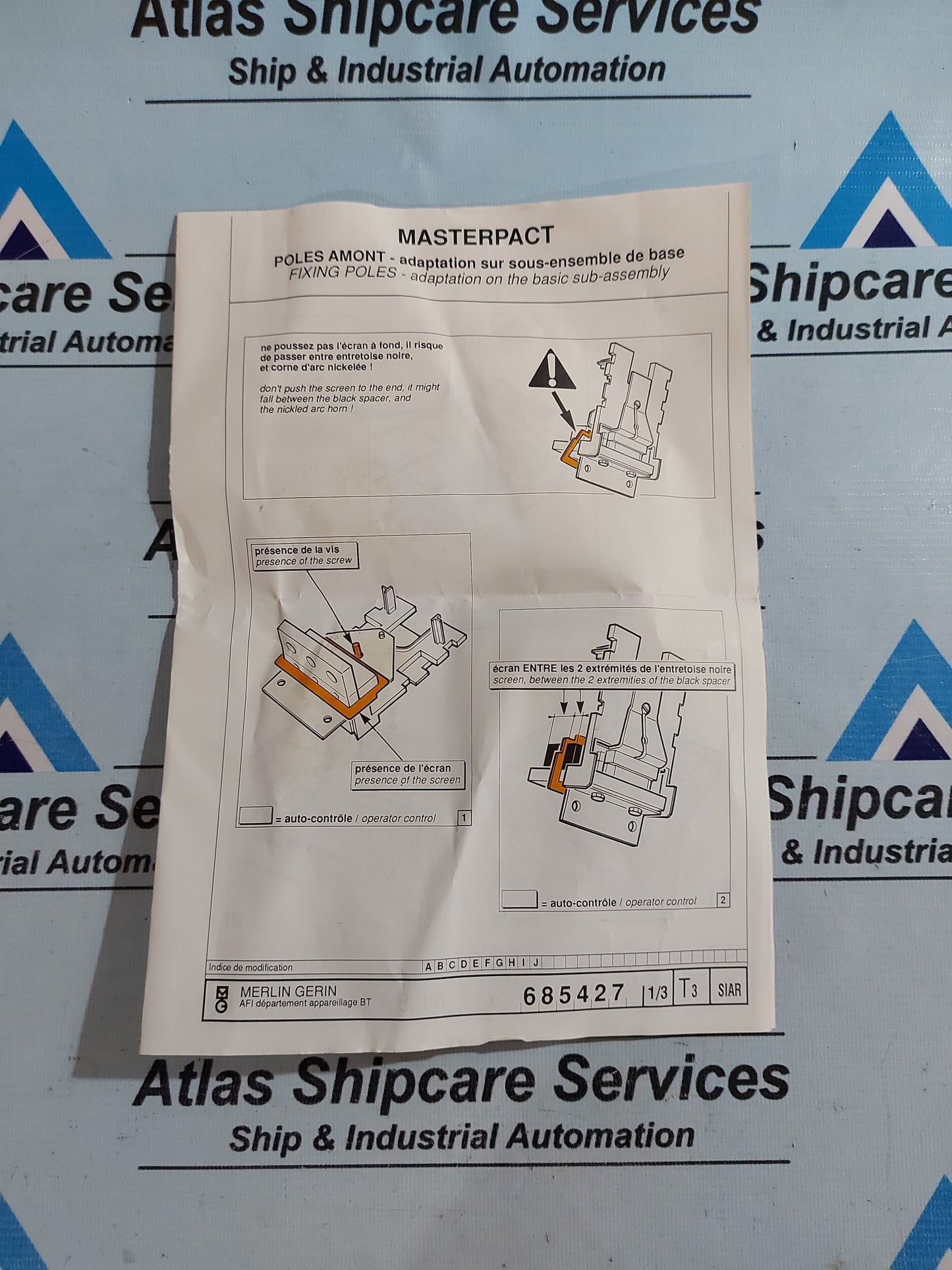 MERLIN GERIN 0685640C CONTACT SET