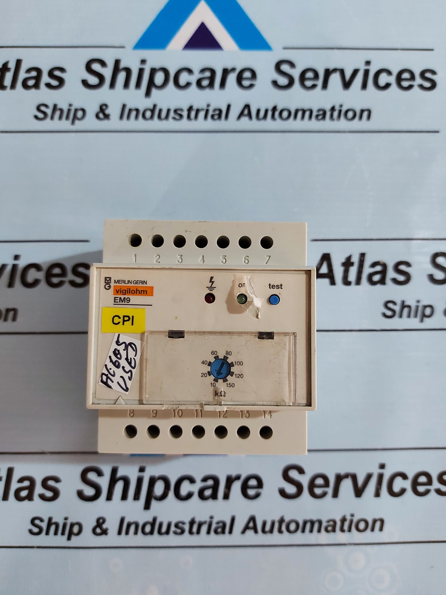 MERLIN GERIN VIGILOHM EM9 INSULATION MONITORING RELAY