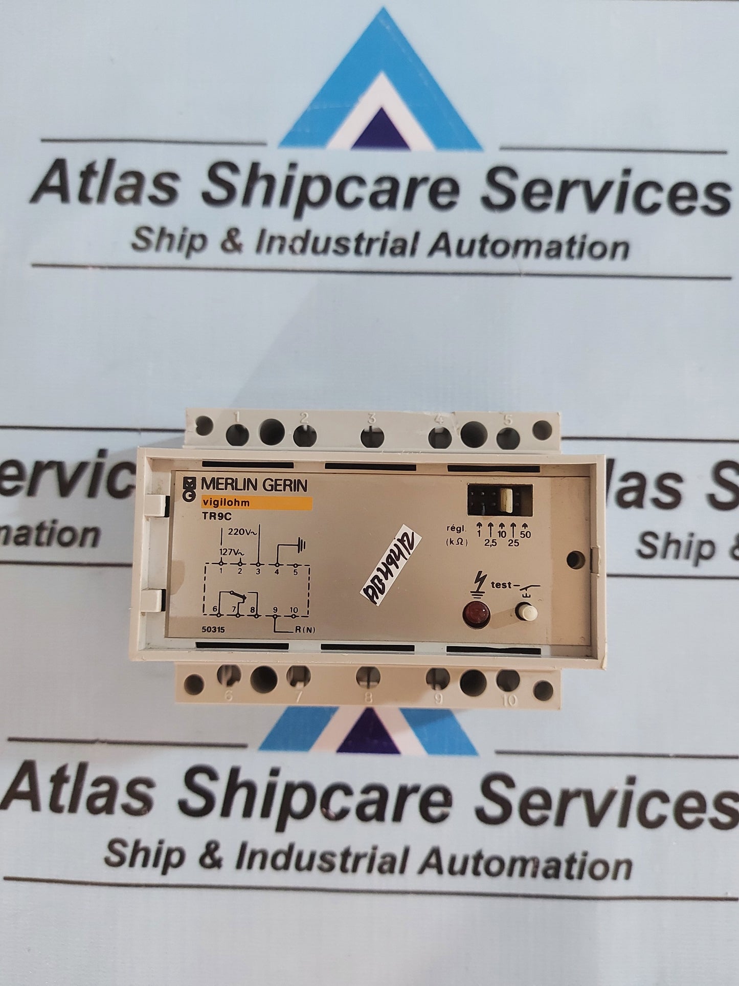 MERLIN GERIN VIGILOHM TR9C INSULATION MONITORING DEVICE