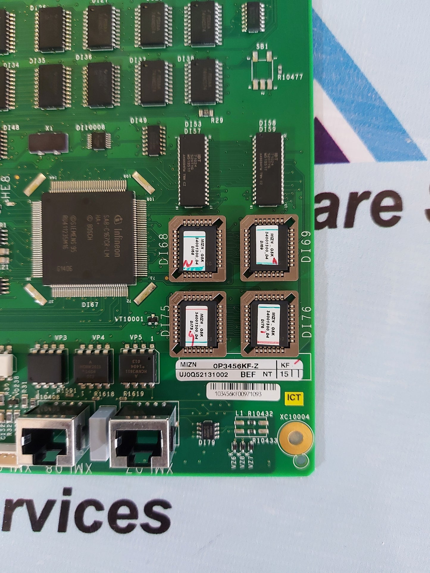 MGE MIZN OP3456KF-Z MIZN BOARD