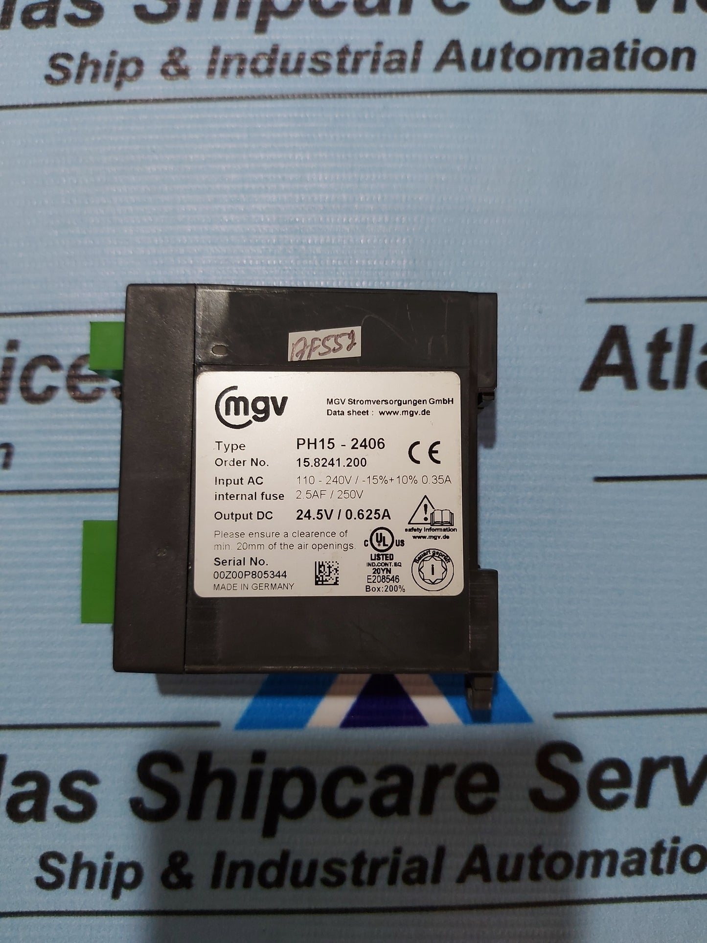 MGV PH15-2406 POWER SUPPLY