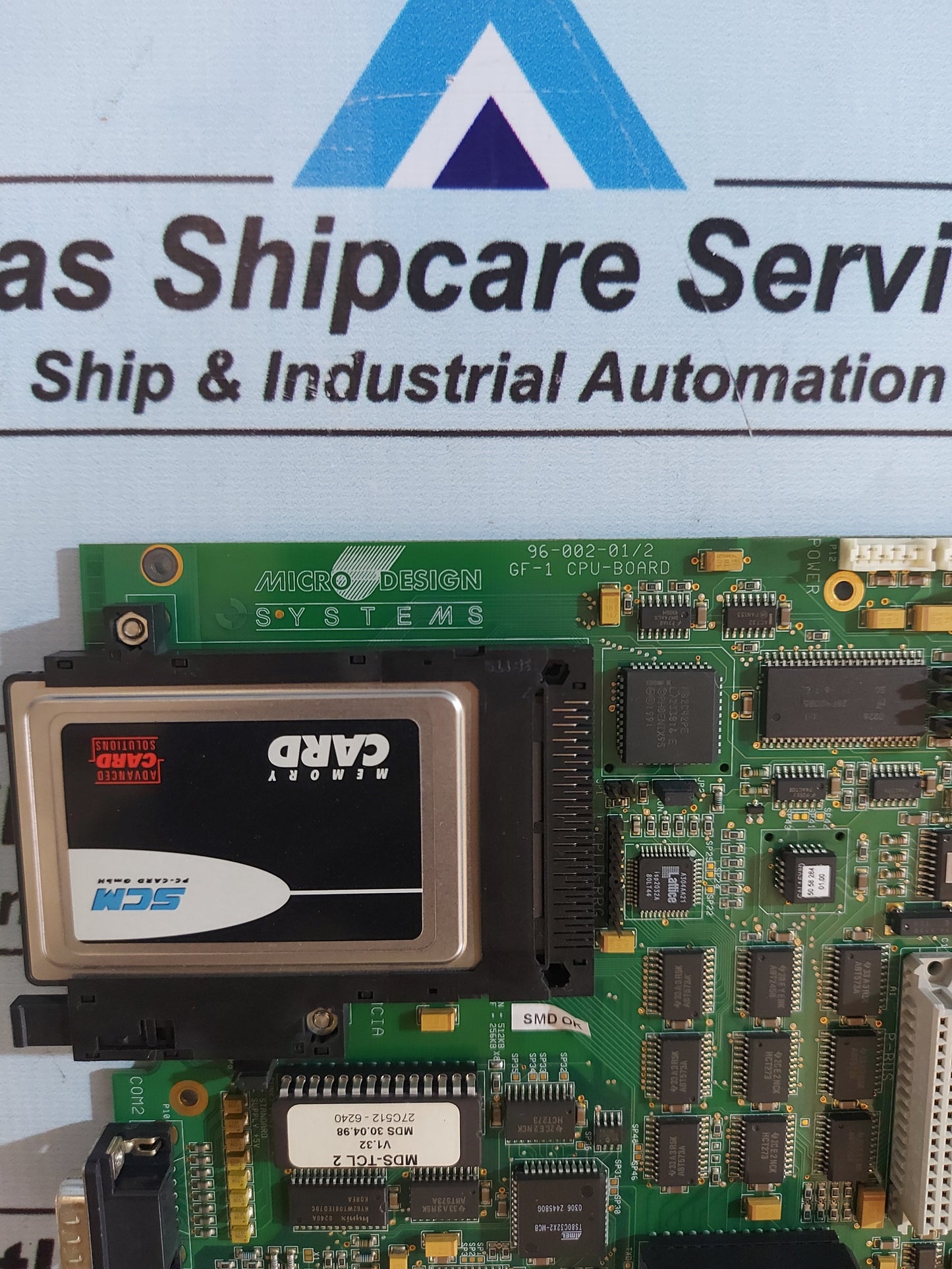 MICRO DESIGN SYSTEM 96-002-01/2 GF-1 CPU-BOARD
