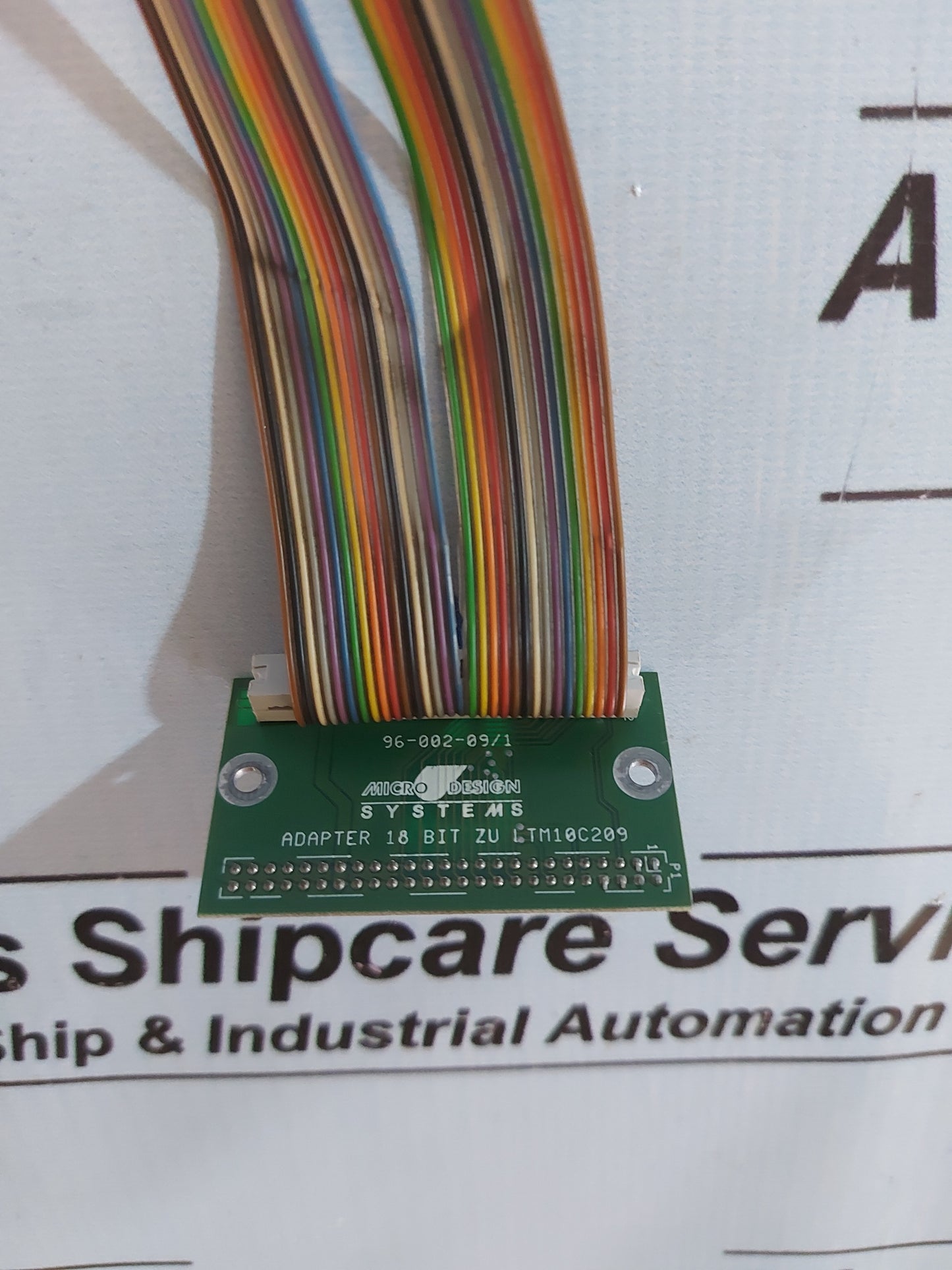 MICRO DESIGN SYSTEM 96-002-09/1 ADAPTER 18 BIT ZU LTM10C209