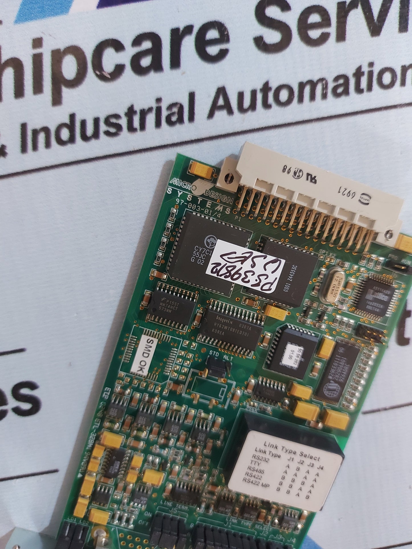 MICRO DESIGN SYSTEM MPB1-TP 97-003-01/4 PCB CARD