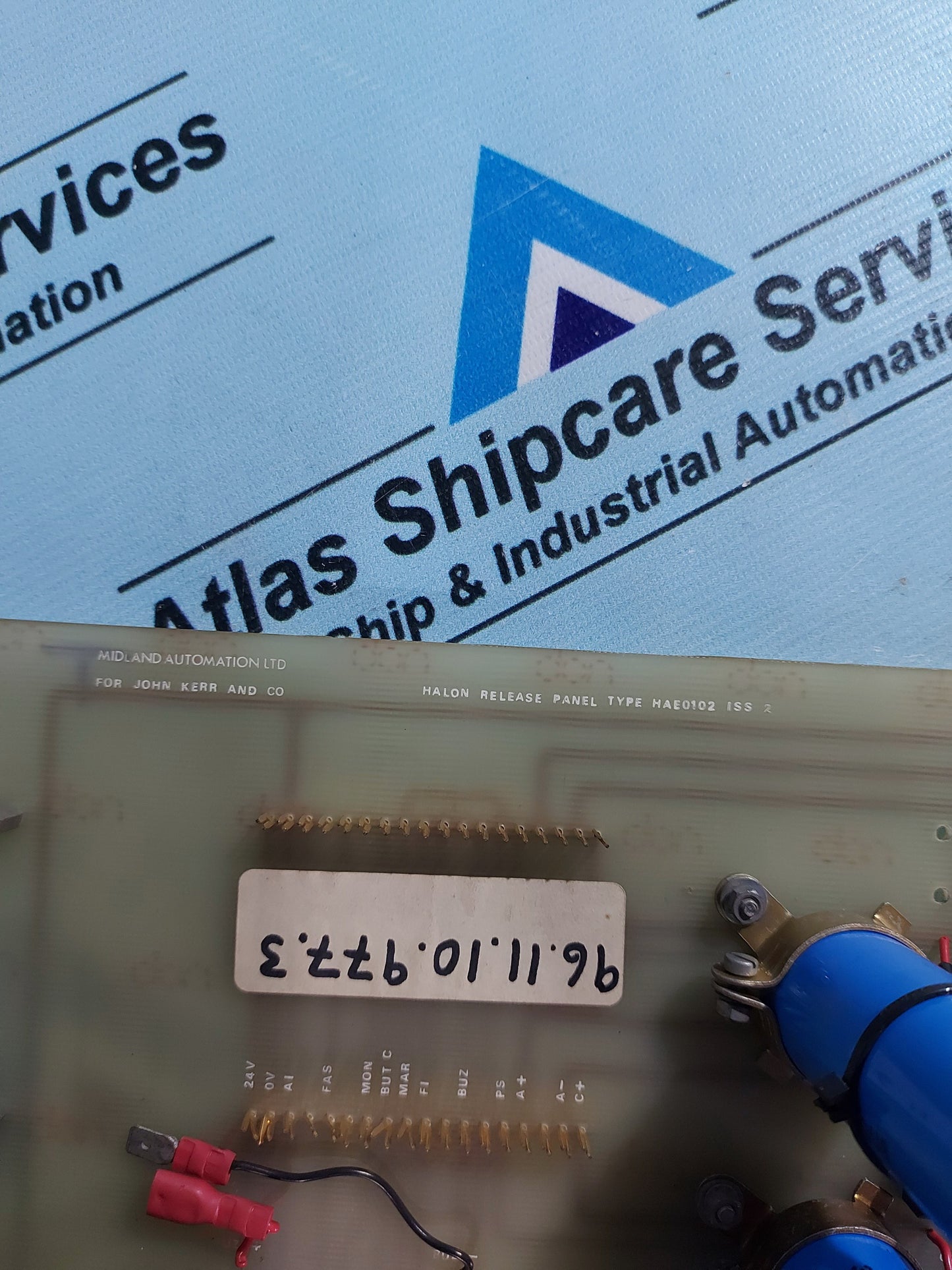 MIDLAND AUTOMATION HAE0102 ISS.2 PCB CARD