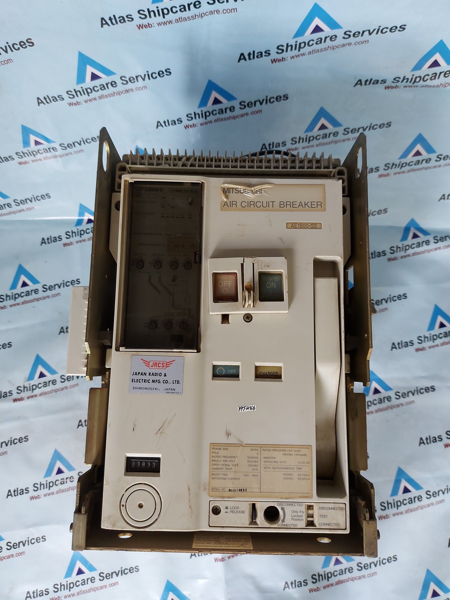 MITSUBISHI AE1600-SS AIR CIRCUIT BREAKER