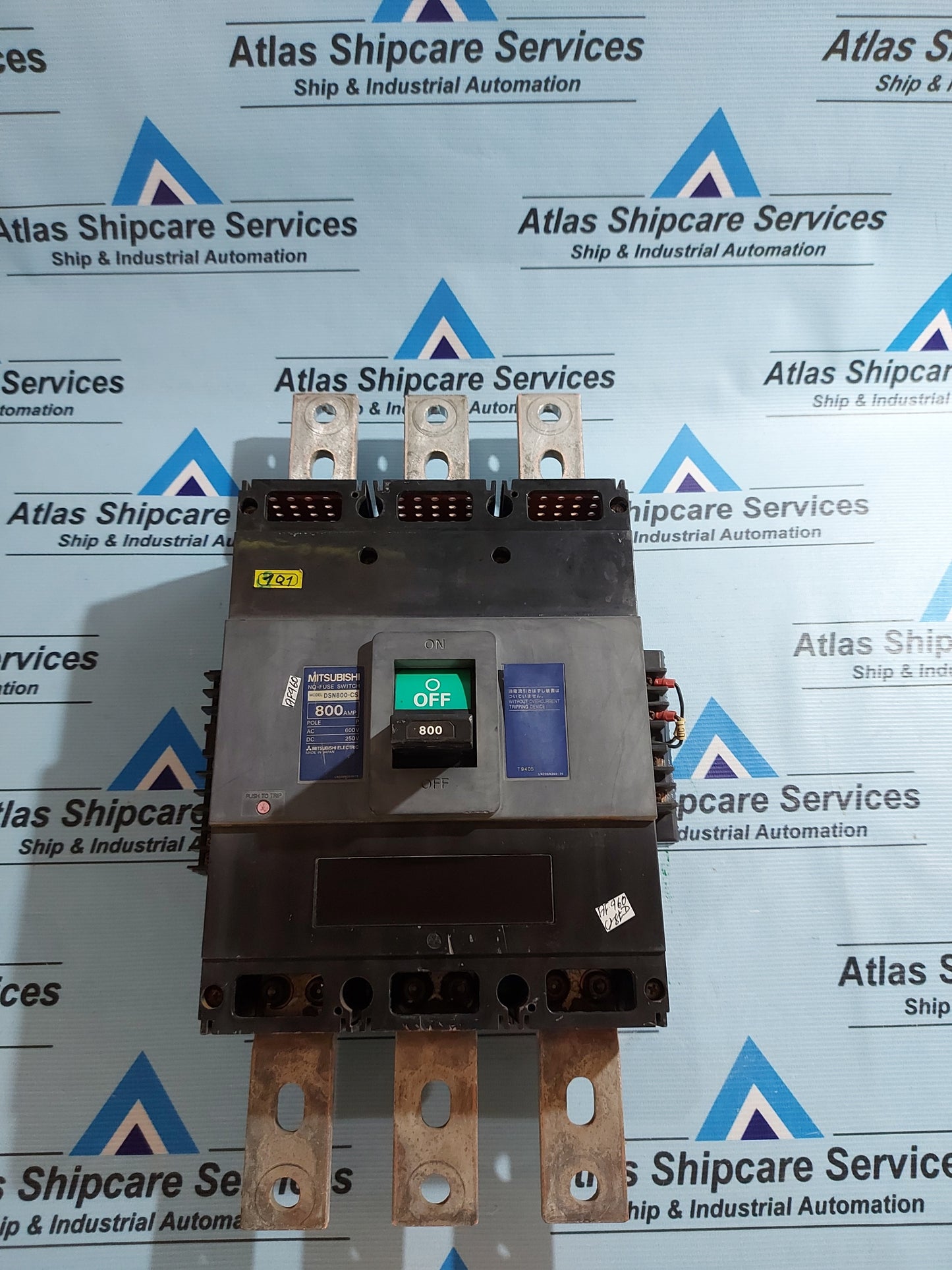 MITSUBISHI DSN800-CS ON-FUSE CIRCUIT BREAKER 800AMP 250VDC