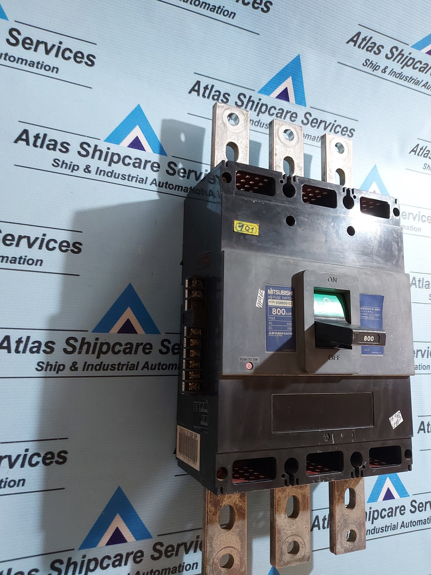MITSUBISHI DSN800-CS ON-FUSE CIRCUIT BREAKER 800AMP 250VDC