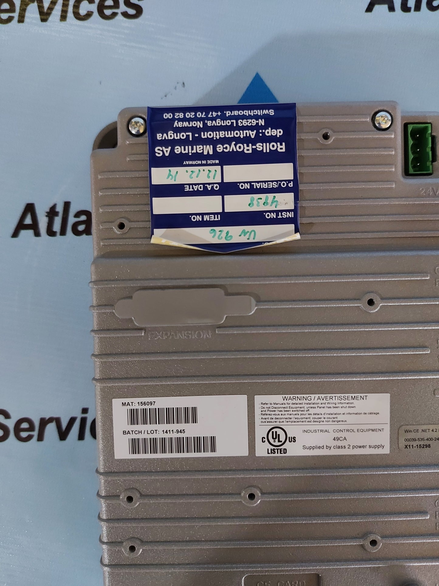 MITSUBISHI E1071 07918B TOUCH SCREEN HMI DISPLAY