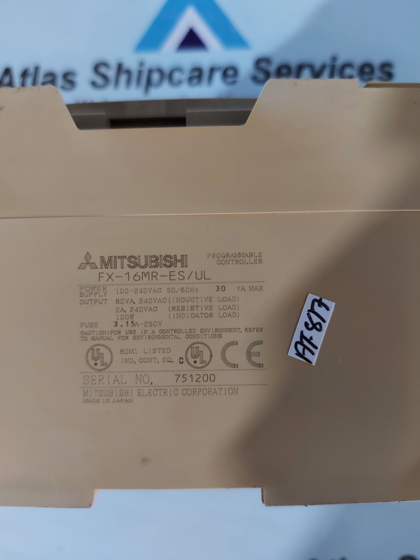 MITSUBISHI FX-16MR-ES/UL PROGRAMMABLE CONTROLLER