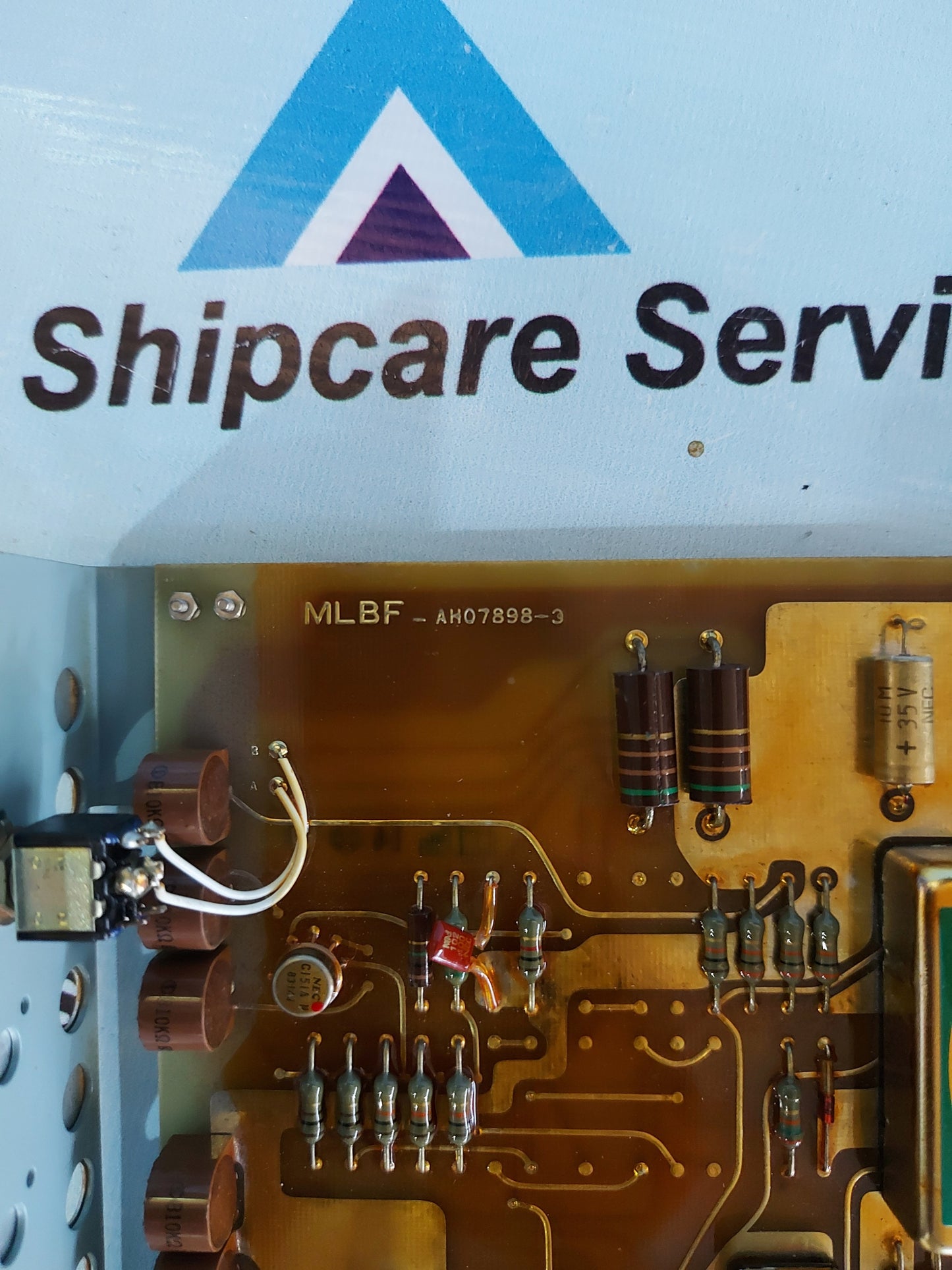 MITSUBISHI MLBF AH07898-3 OPERATIONAL-AMP PCB CARD