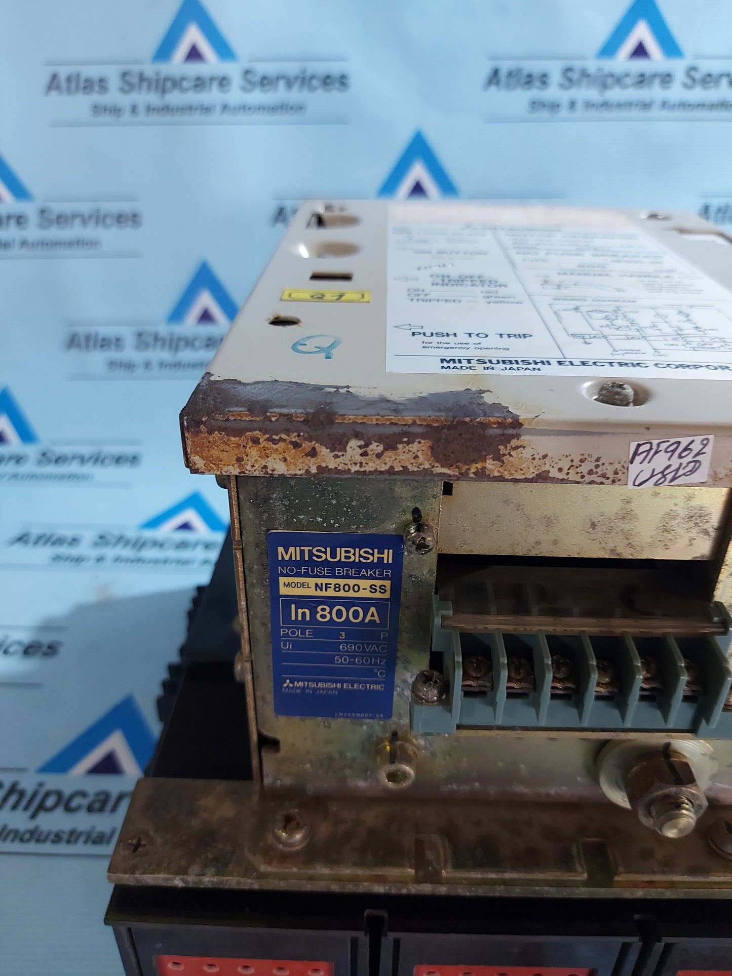 MITSUBISHI NF800-SS NO-FUSE BREAKER 800A 3P 690VAC