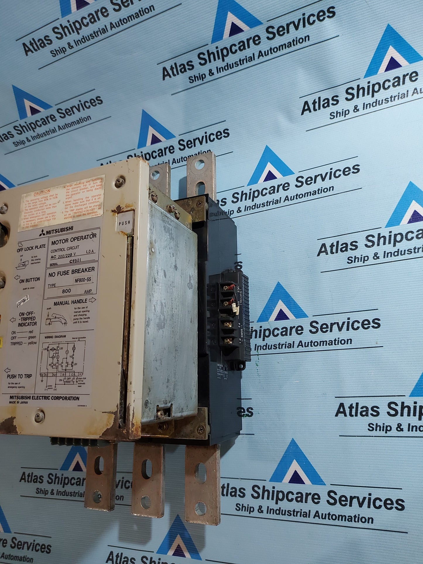 MITSUBISHI NF800-SS NO-FUSE BREAKER 800A 3P 690VAC
