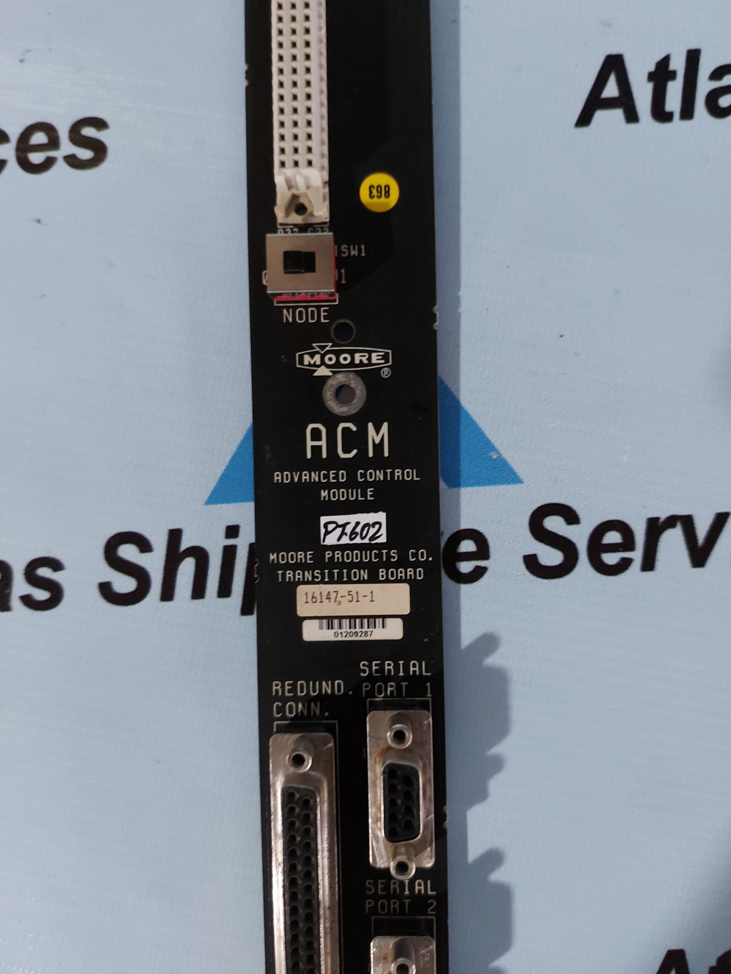 MOORE 16147-51-1 ACM ADVANCED CONTROL MODULE TRANSITION BOARD
