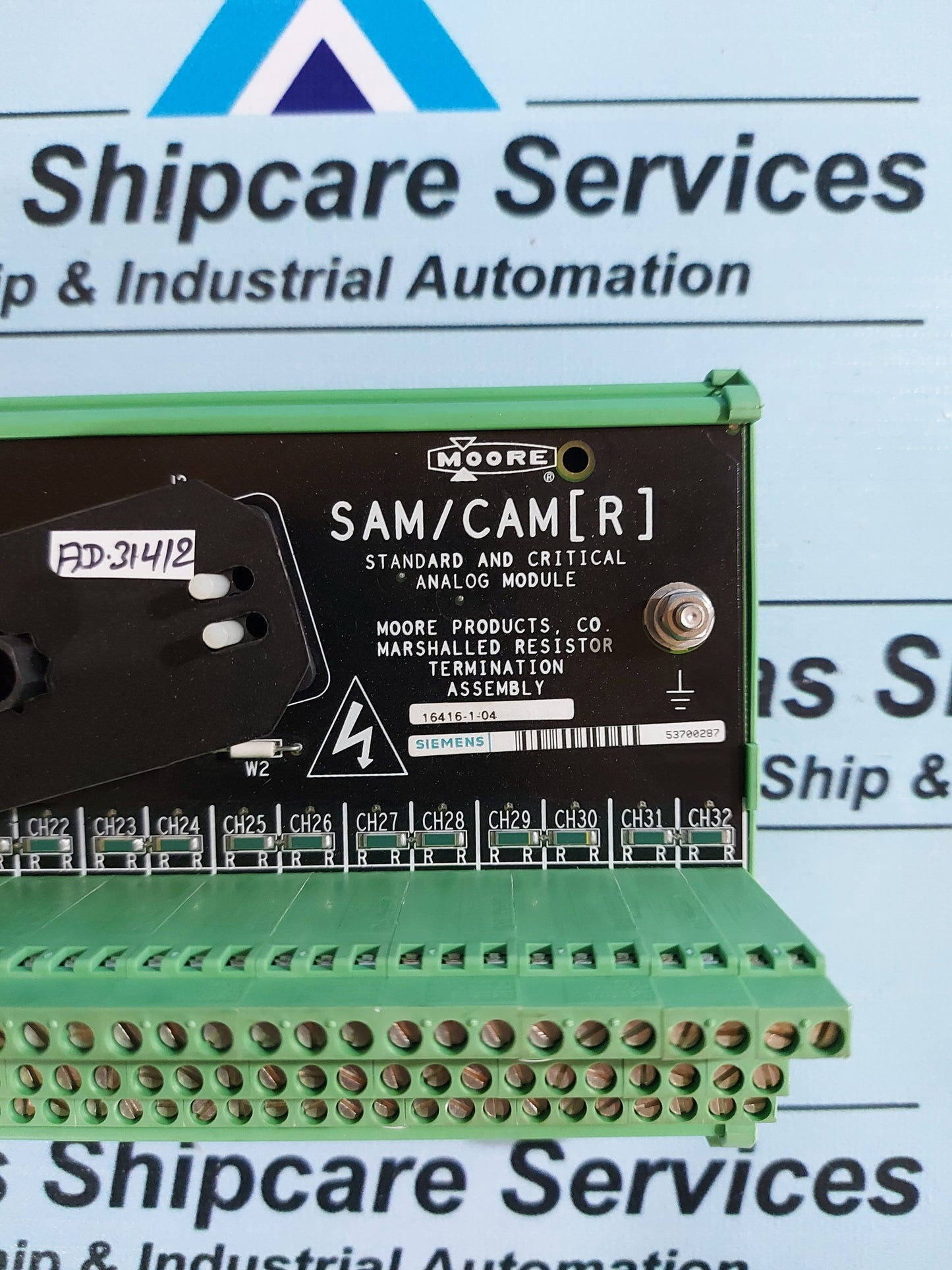 MOORE 16416-1-04 SAM/CAM R STANDARD AND CRITICAL ANALOG MODULE