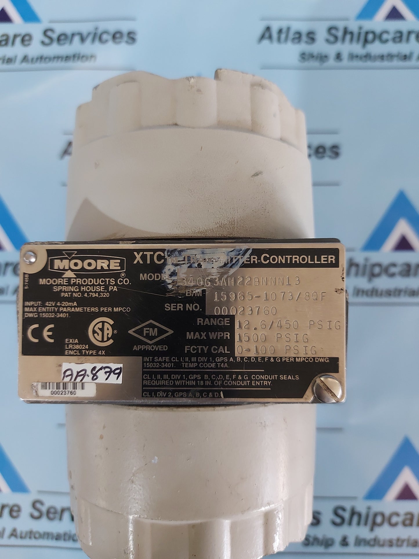 MOORE 340G3AH22BNNN13 XTC TRANSMIITER-CONTROLLER