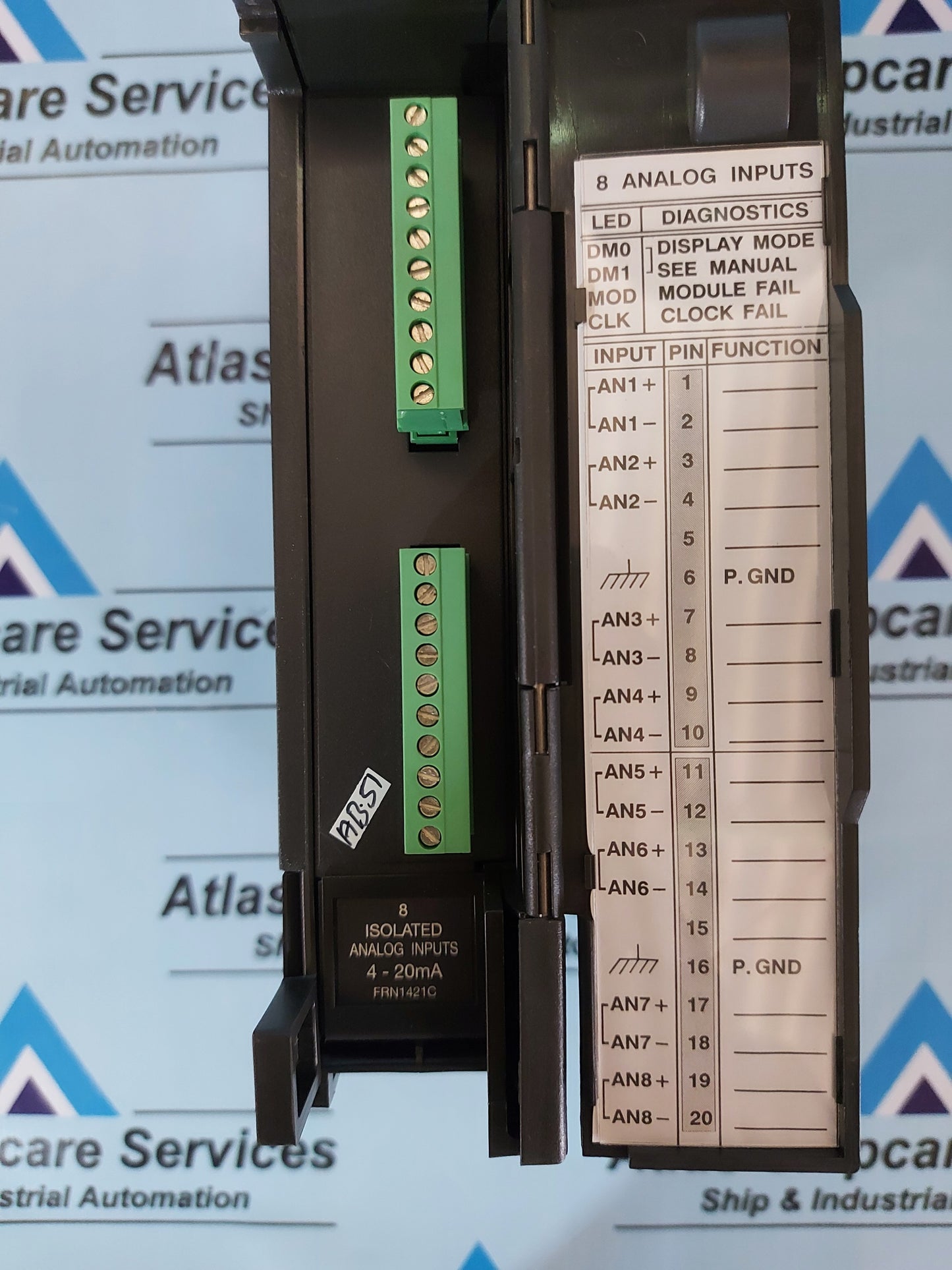 MOTOROLA FRN1421C 8-ISOLATED ANALOG INPUT MODULE