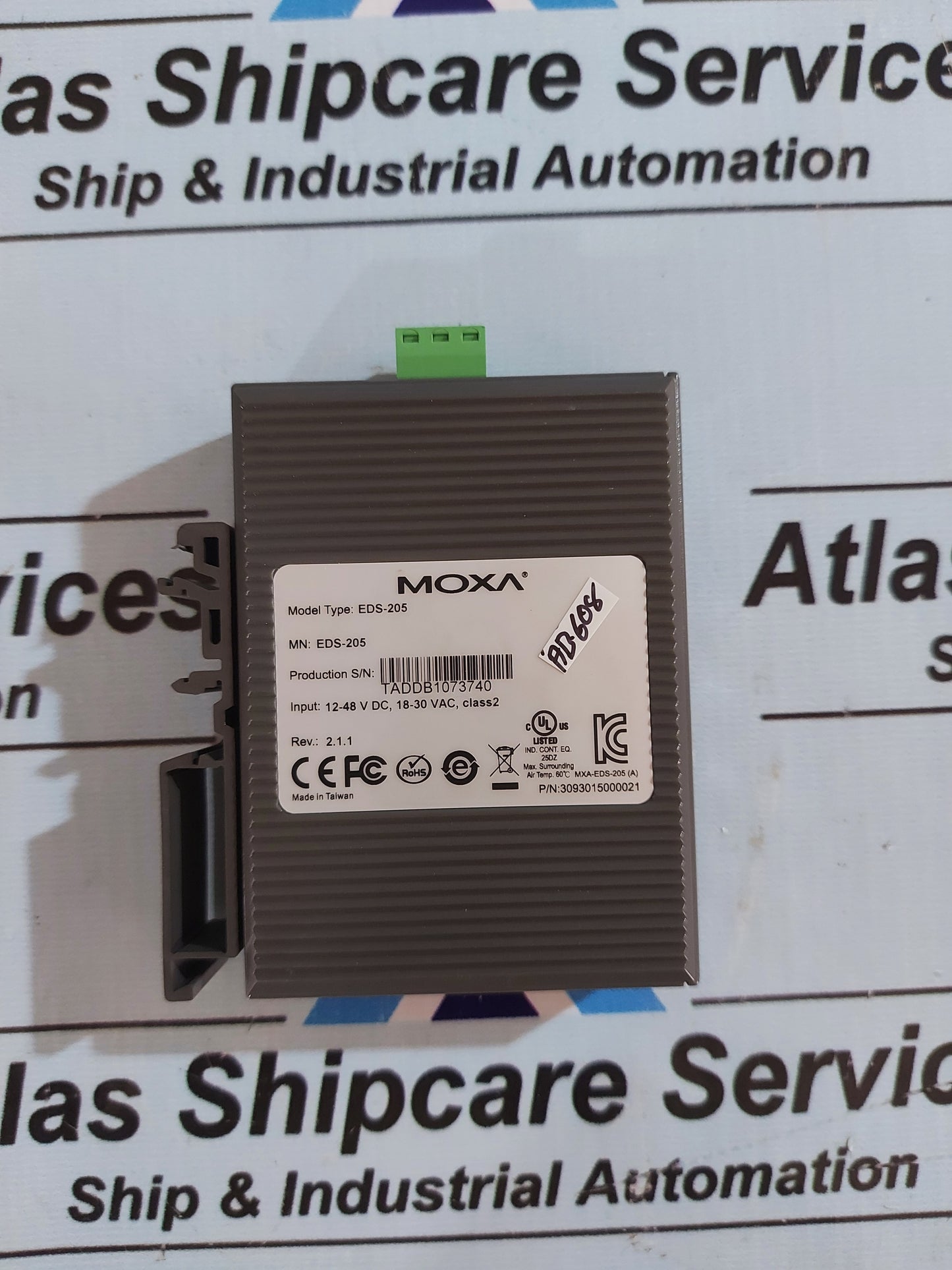 MOXA EDS-205 ETHERNET SWITCH REV 2.1.1