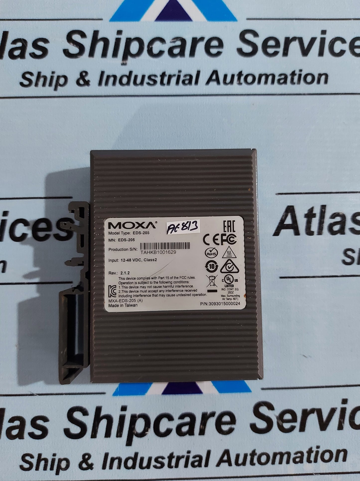 MOXA EDS-205 ETHERNET SWITCH REV.2.1.2