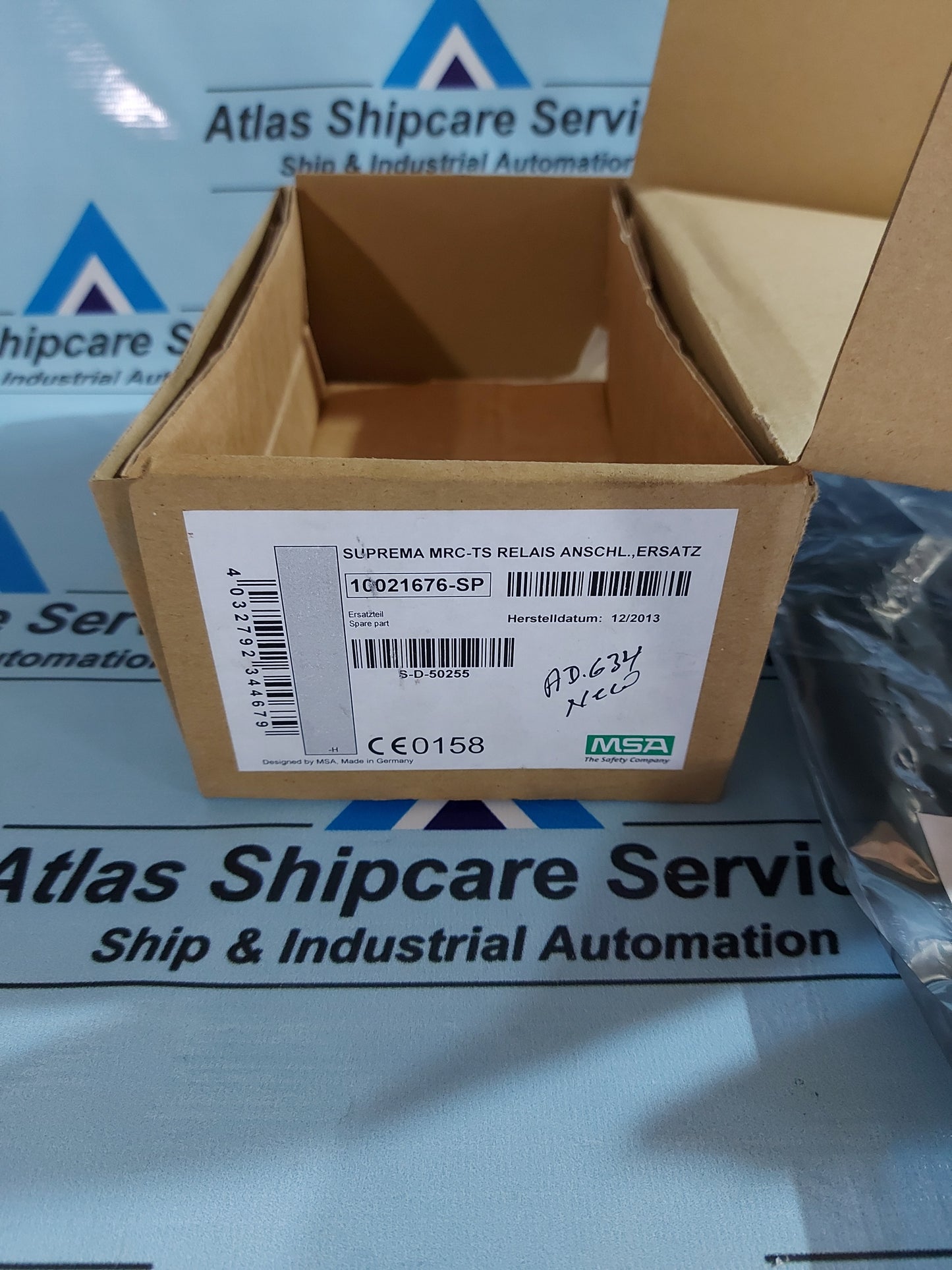 MSA AUER SUPREMA MRC 10-TS RELAY CONNECTION CONTROL 10021676